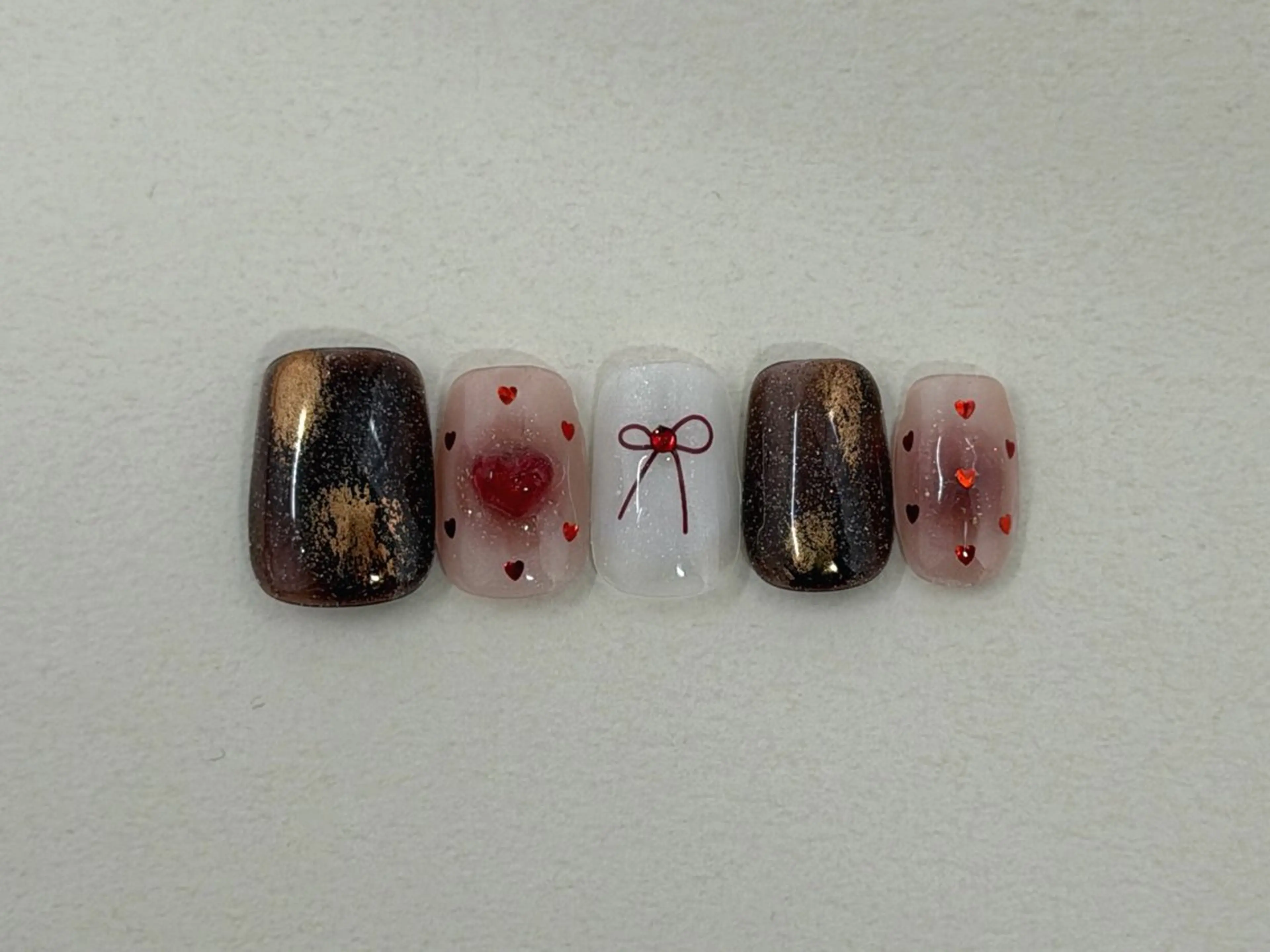 ネイル バレンタイン ハンドネイル Nail Katoのネイルデザイン