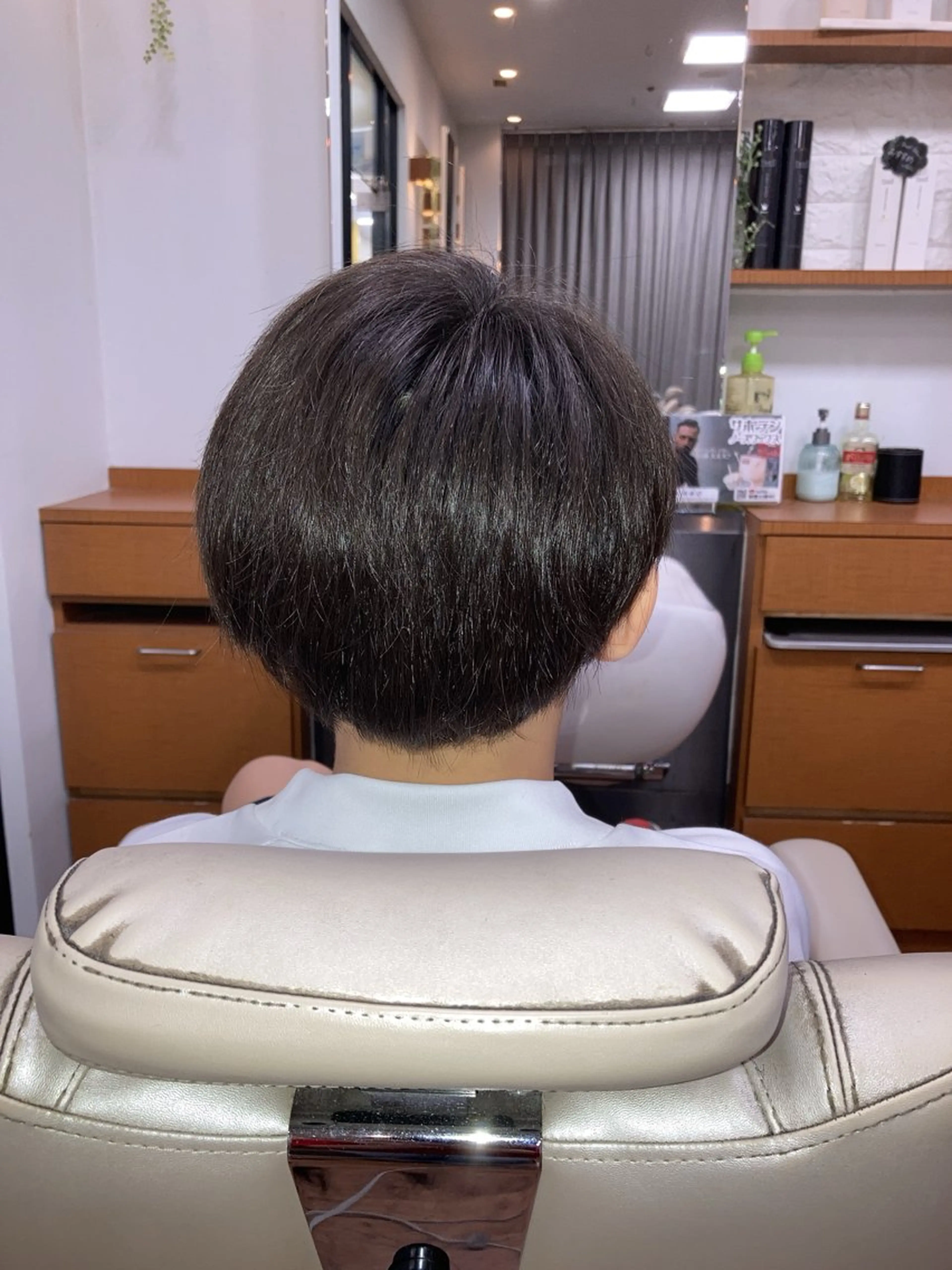 ショート レイヤーカット メンズ特化サロン なかはしのヘアスタイル