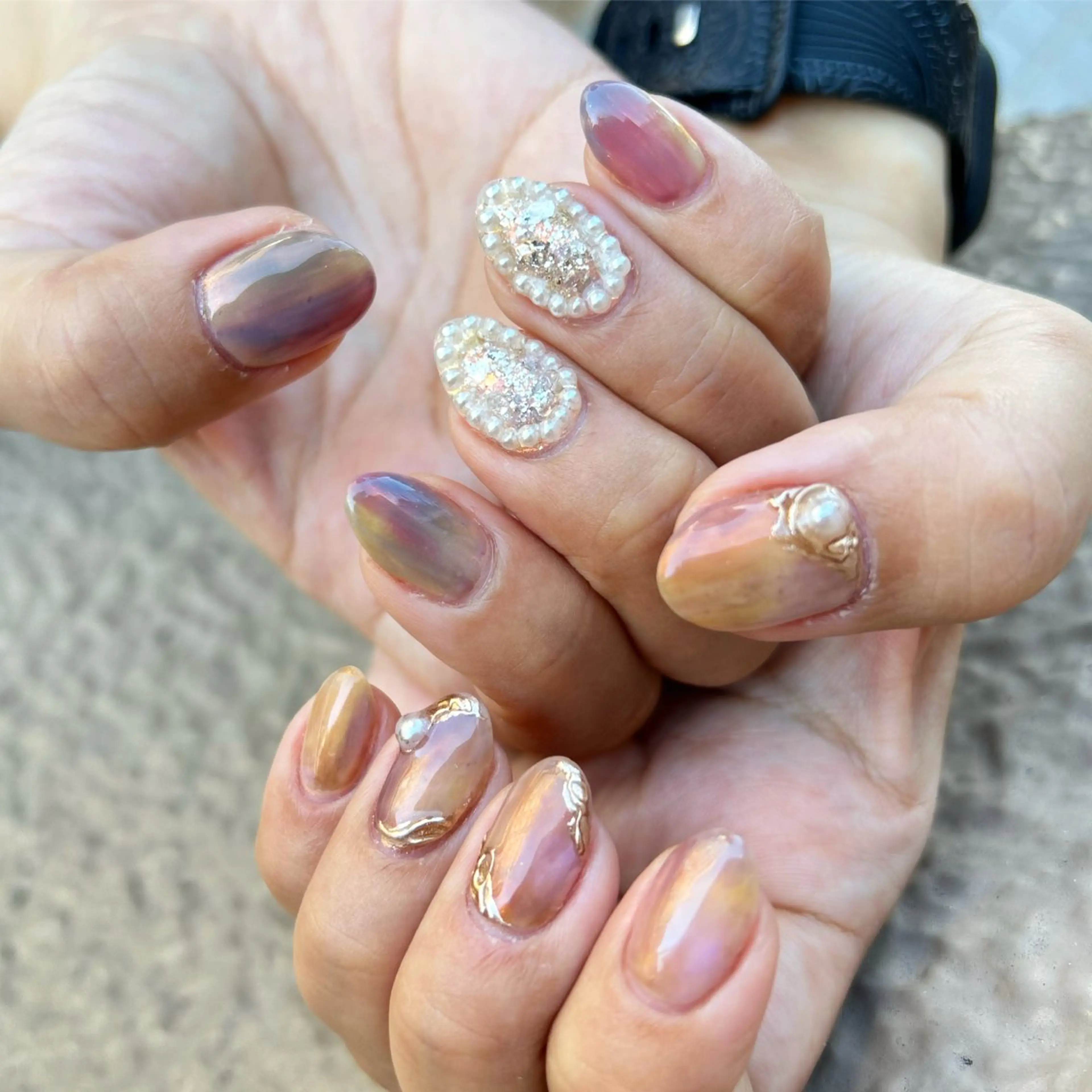 ネイル ハンドネイル フットネイル ✴︎ Delightのネイルデザイン