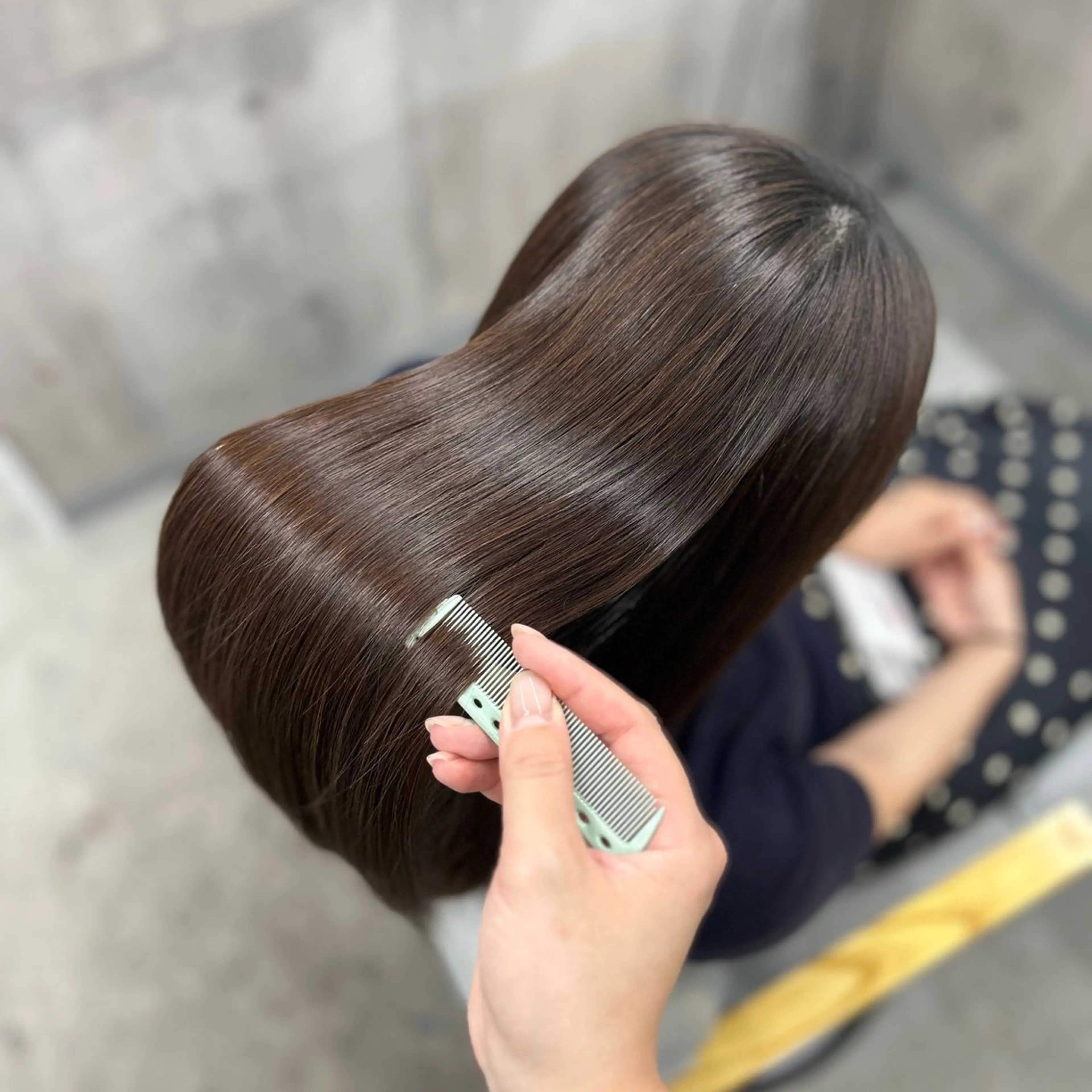 ロング カラー パーマ 髪質改善 縮毛矯正 トリートメント 三宮/髪質改善/縮毛 矯正🎀MISAKIのヘアスタイル