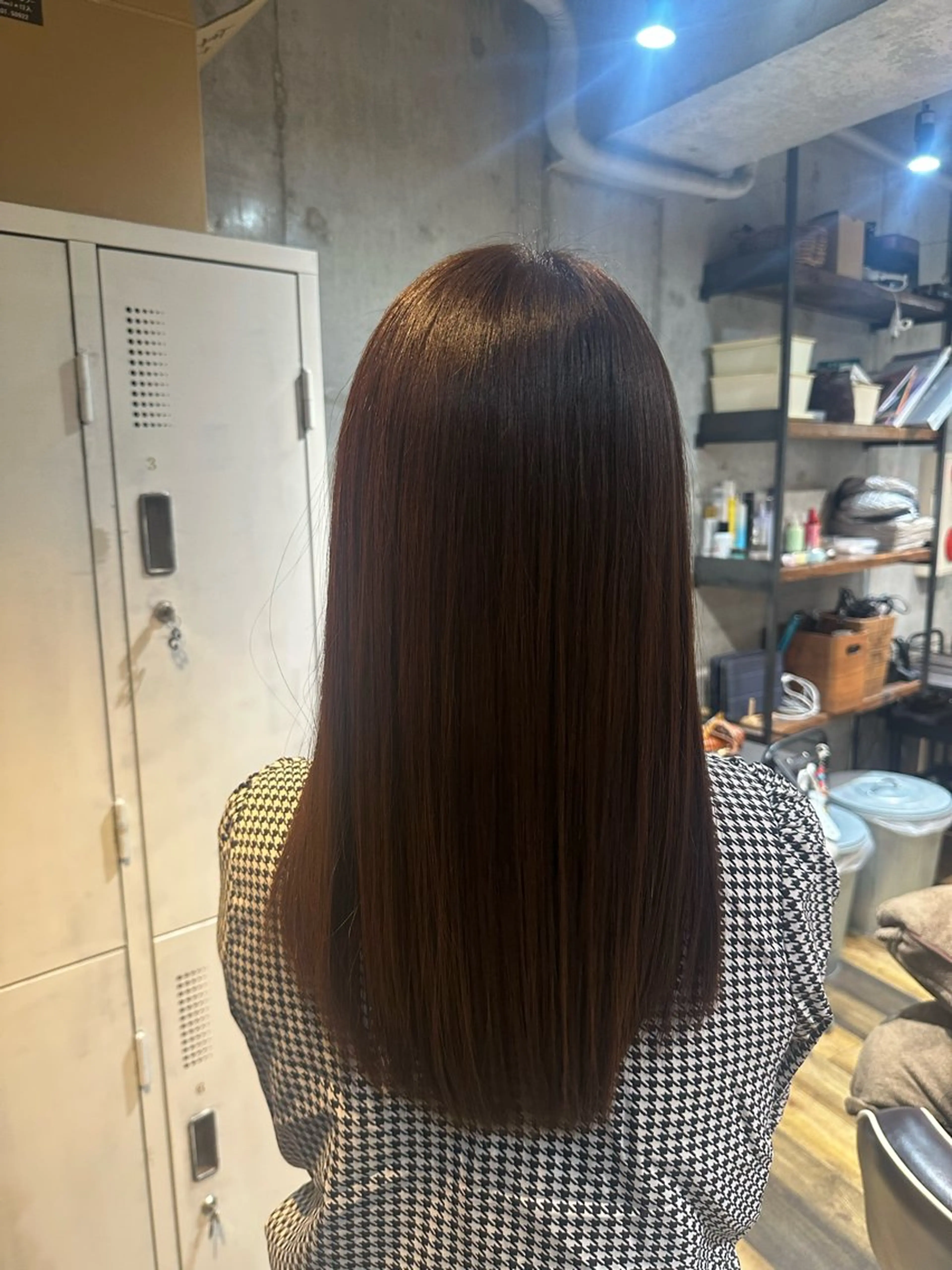 セミロング ヘアカラー flannel 優介のヘアスタイル