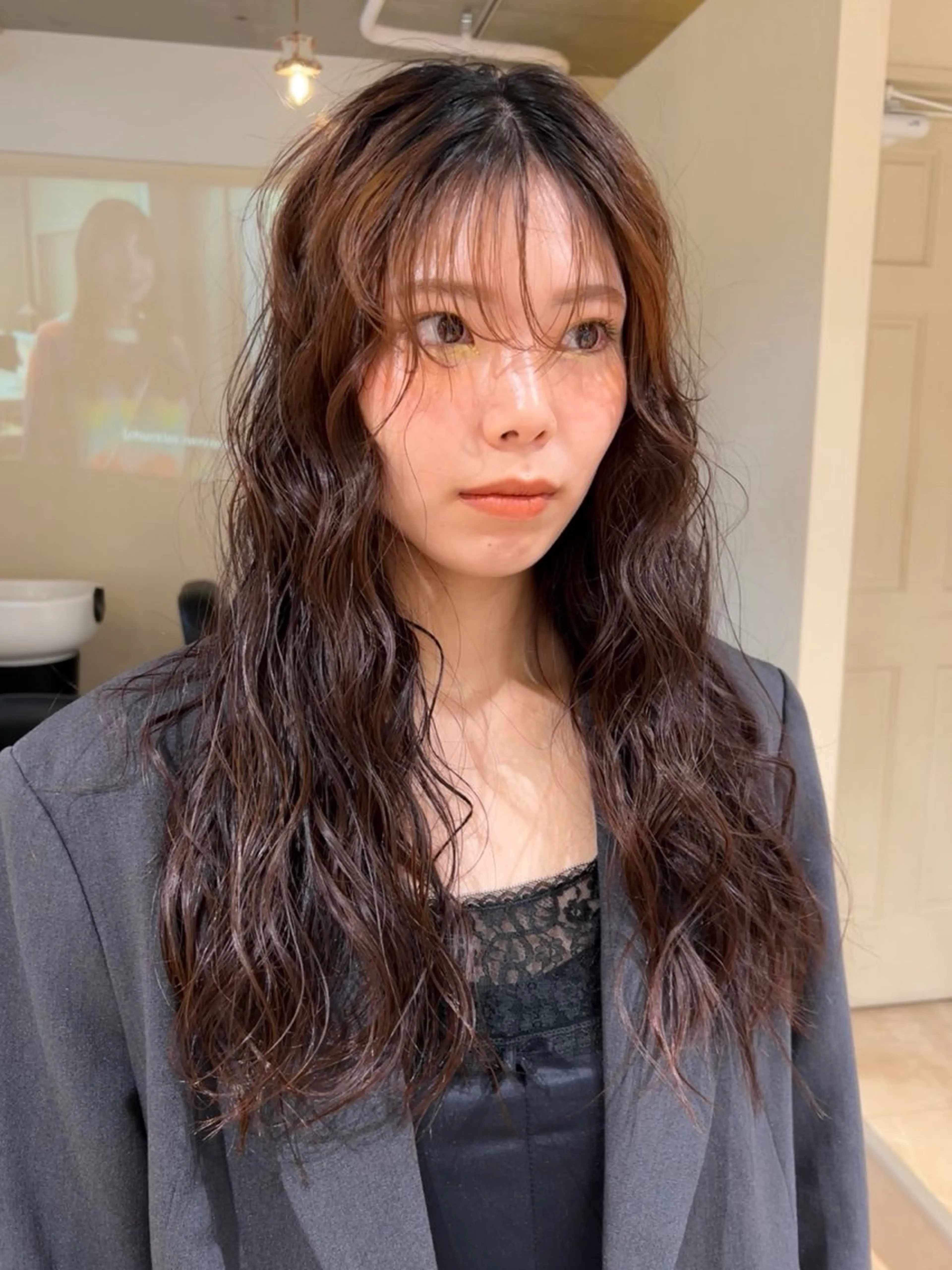 ロング パーマ yasuda juriのヘアスタイル