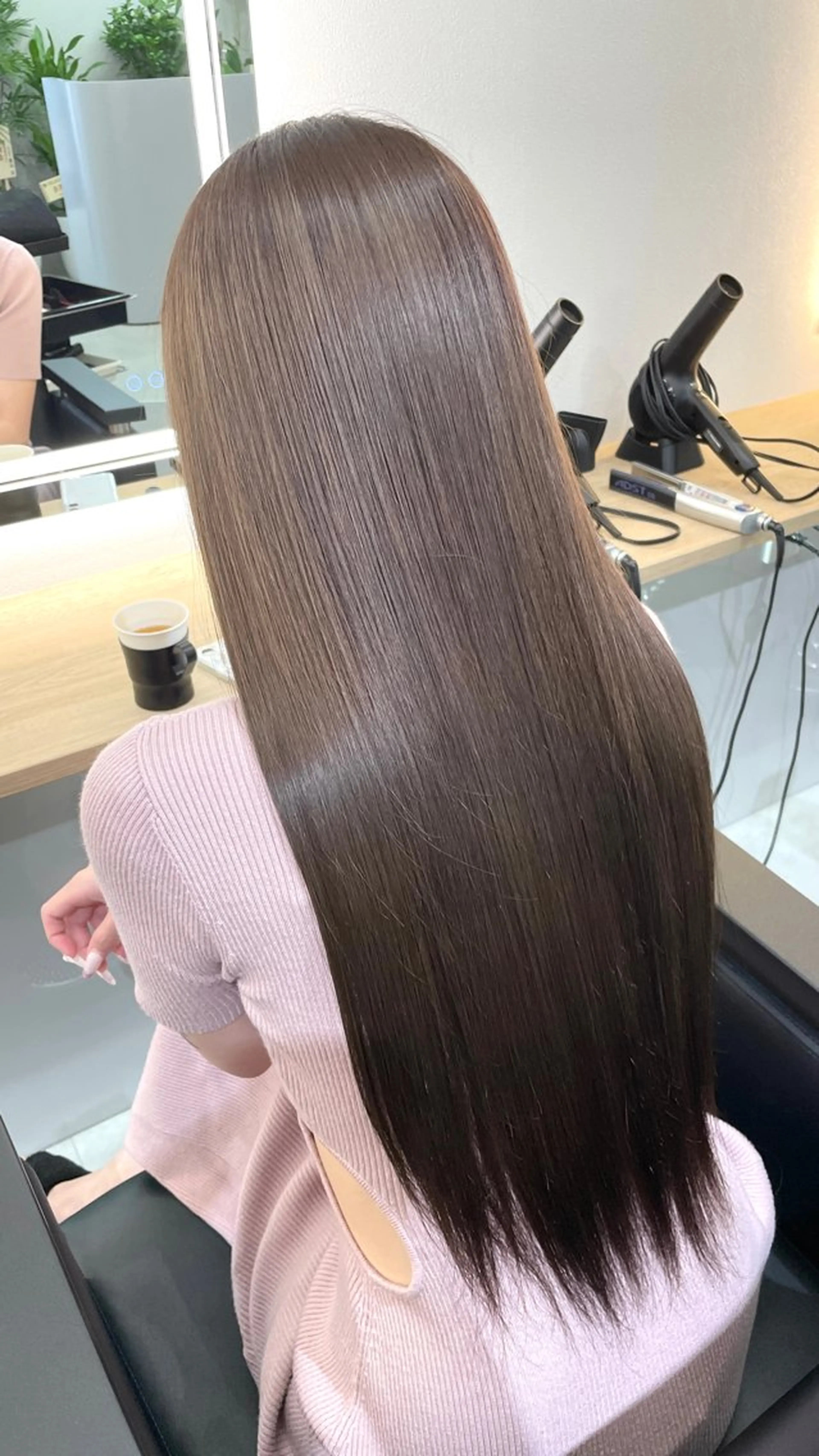 透明感カラー＋トリートメント 【京都/三条/髪質改善】の写真