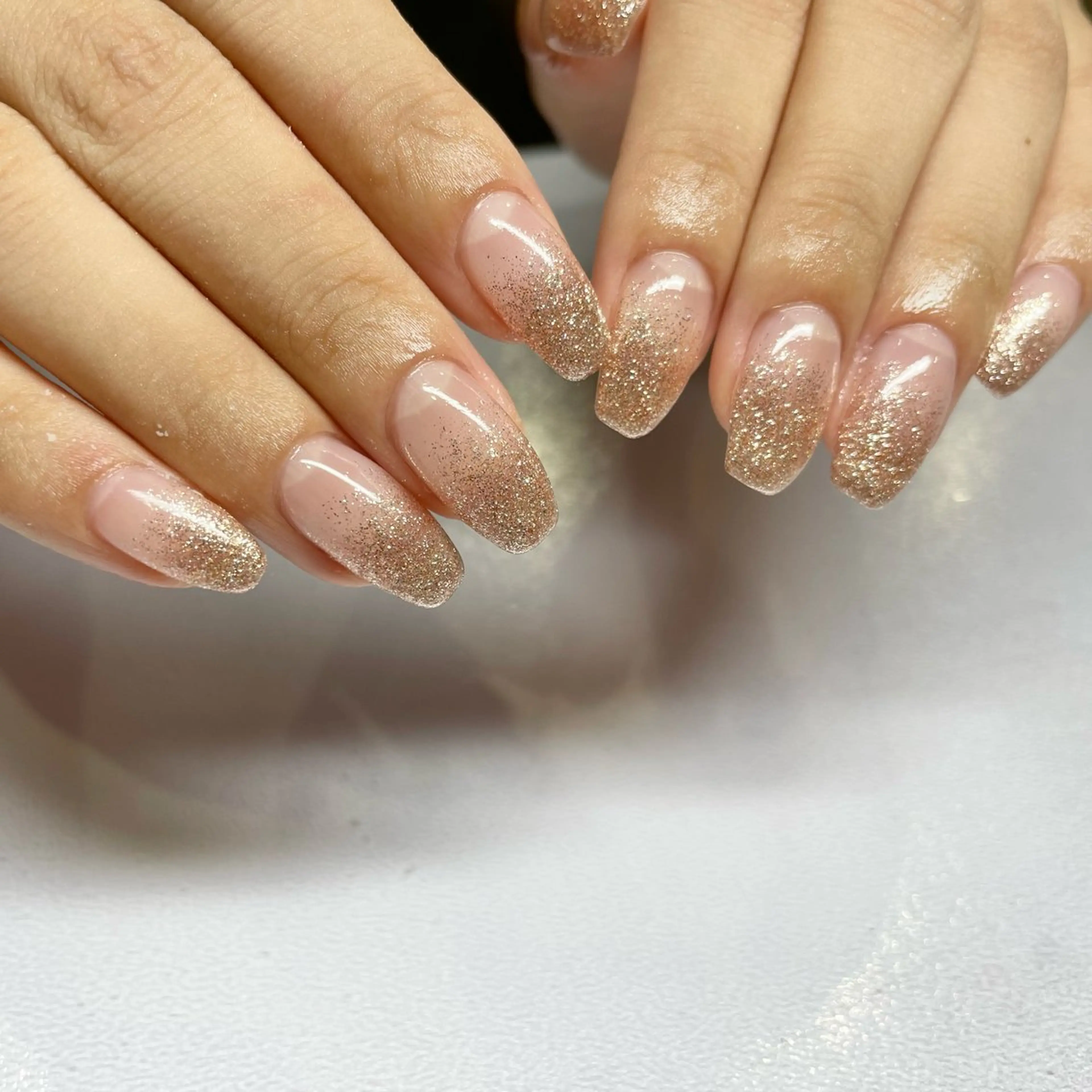 《オフなし》【Hand】カラー・ラメグラデーション￥7,000＋指名料¥300の写真