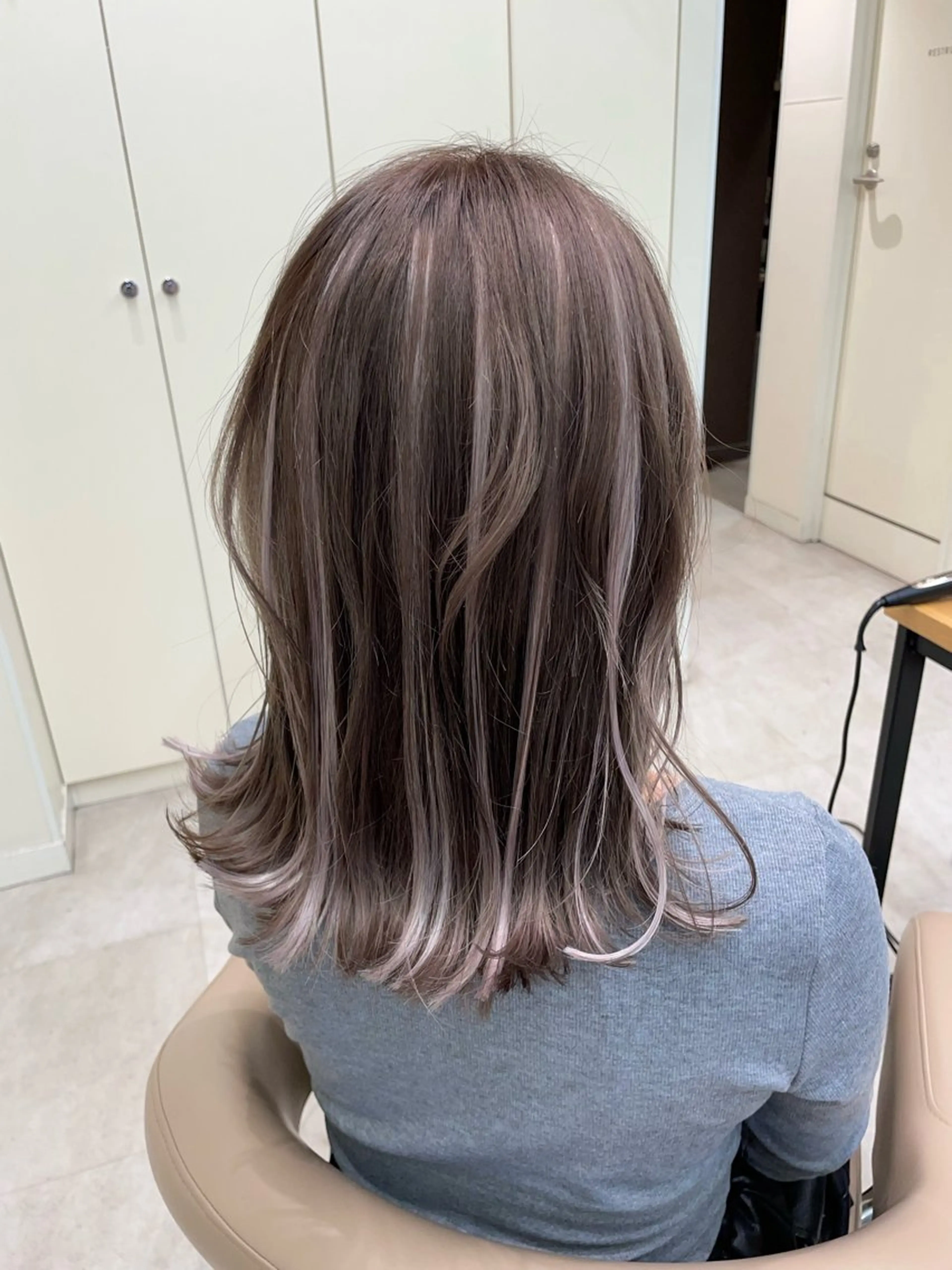 カラー パーマ/ボブ/ ヘルシーカラー/風花のヘアスタイル