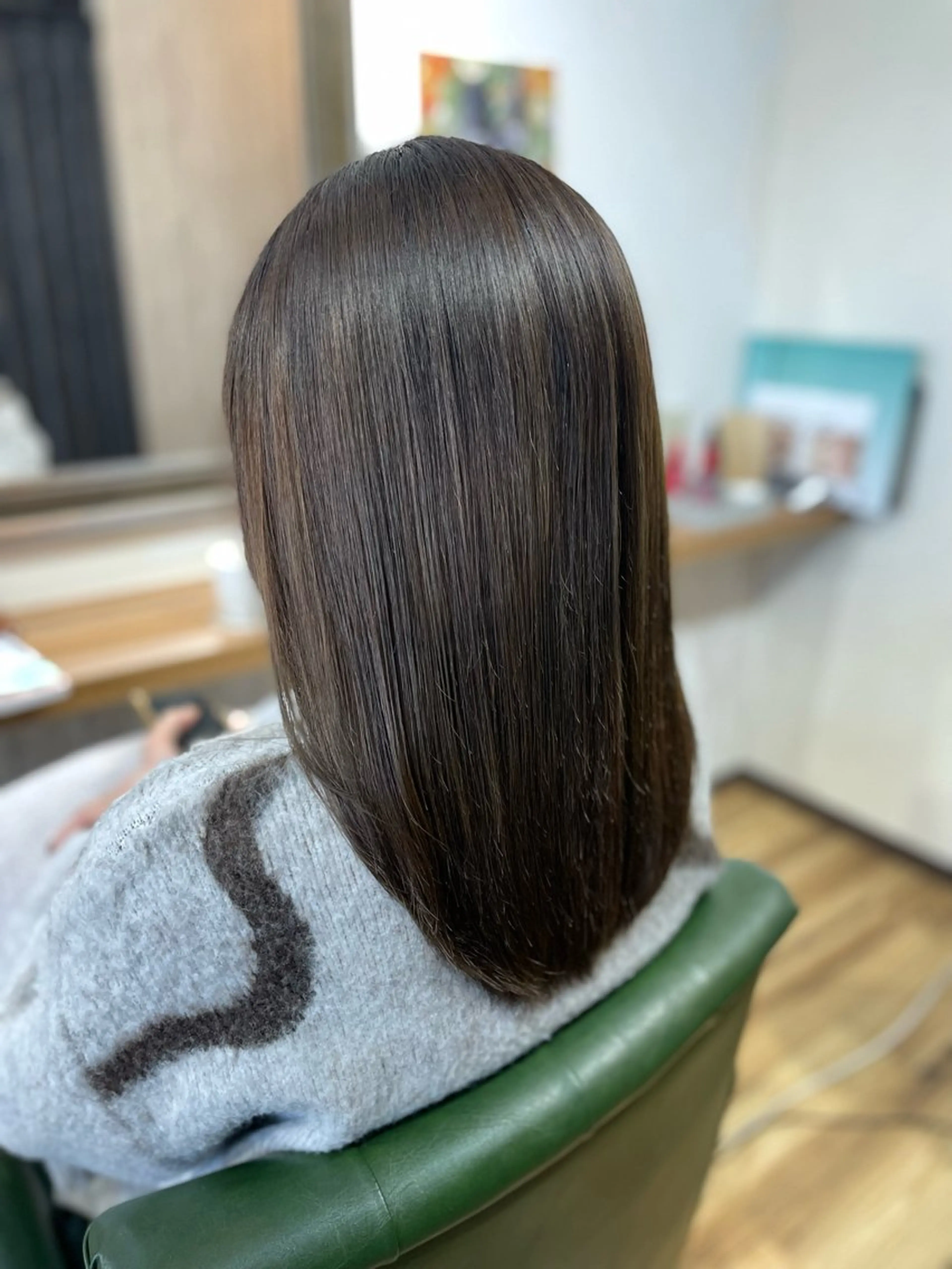 ミディアム 縮毛矯正 i'LL Hair Design所属・藤枝のカリスマ ✂︎みしまたかしのヘアスタイル