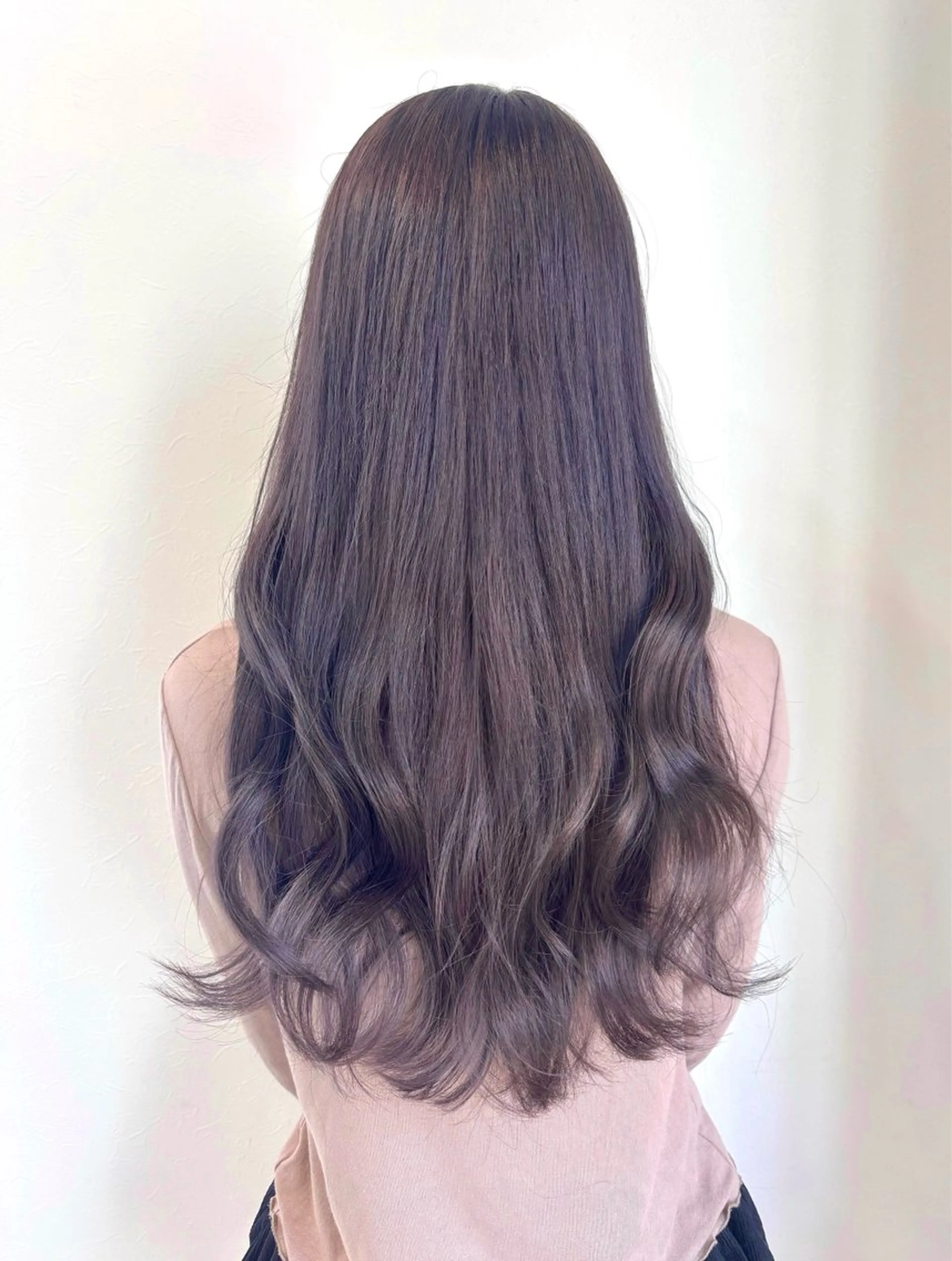 ロング カラー ラベンダーカラー annuy ayanaのヘアスタイル