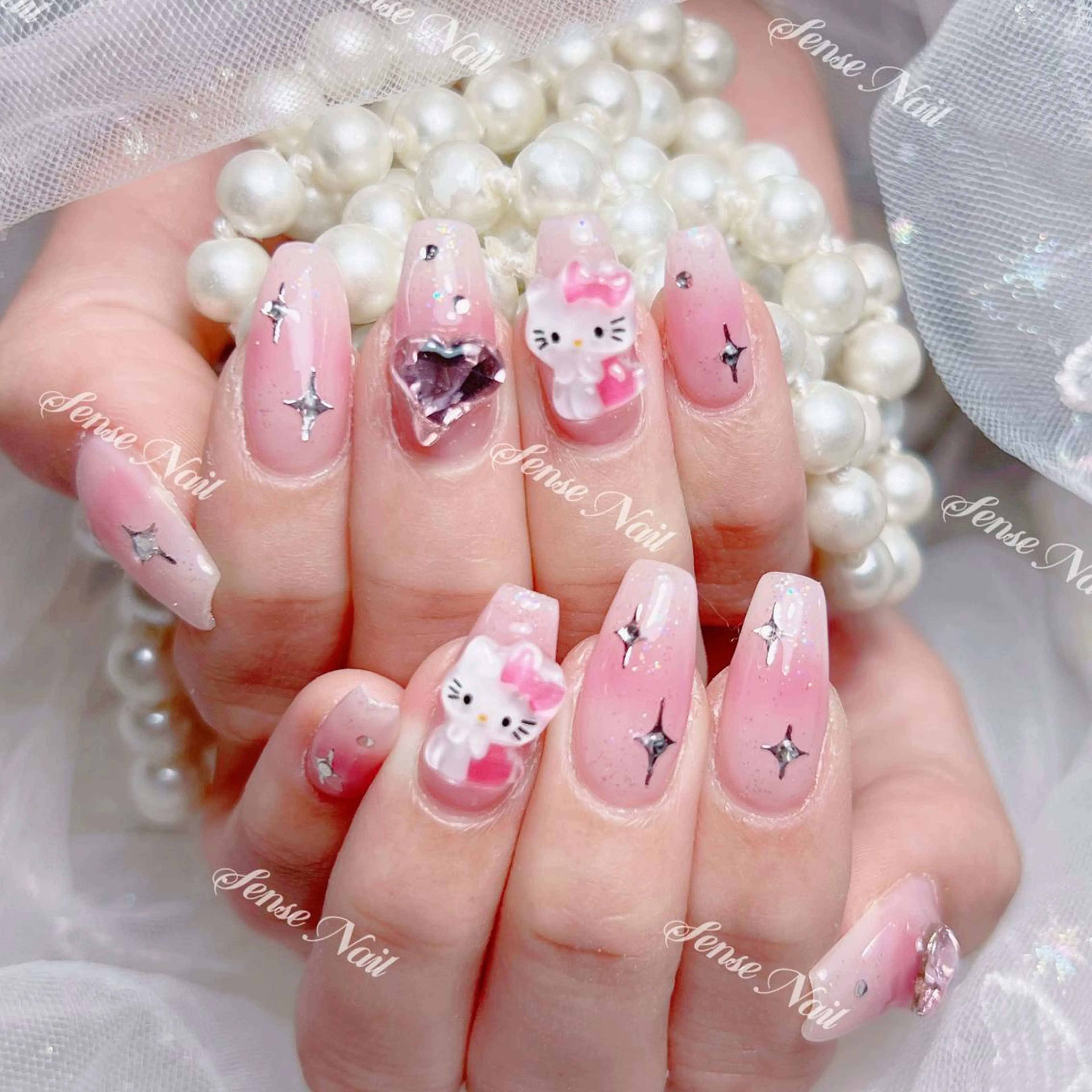 ネイル ハンドネイル Bunny 🐰のネイルデザイン