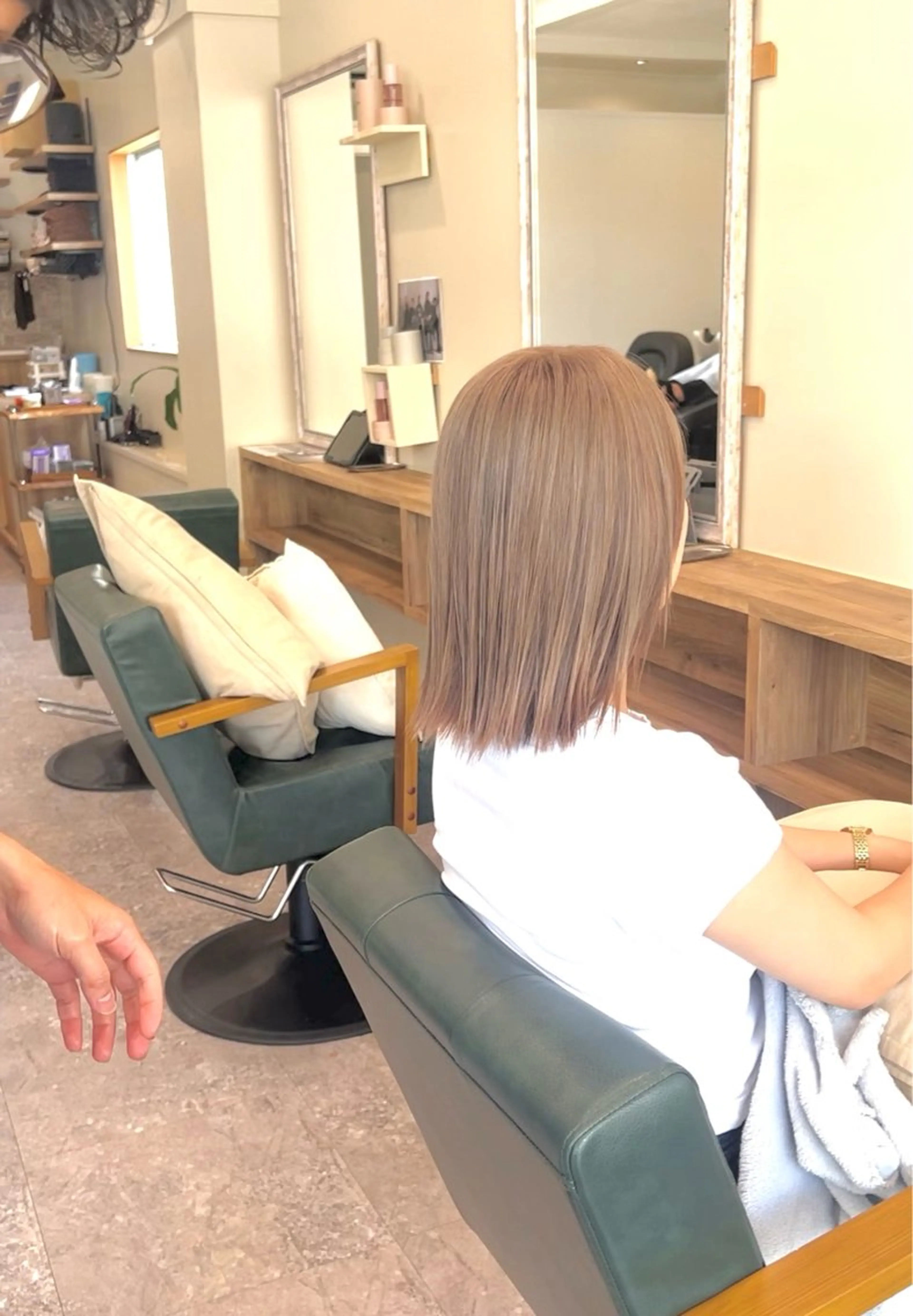 カラー ブリーチ/ストレート ダブルカラーtetoのヘアスタイル