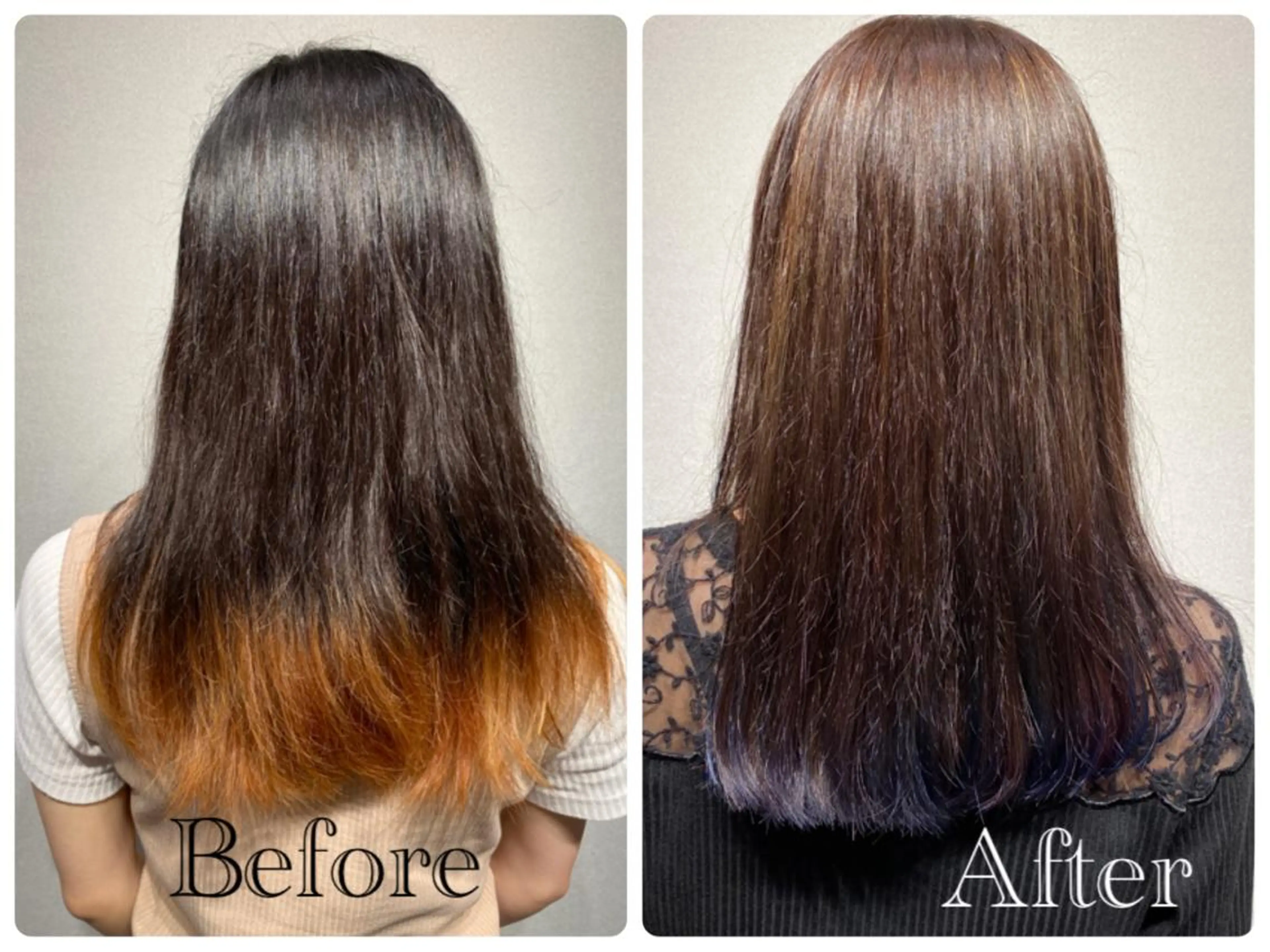 ロング カラー トリートメント 海老沼 奈月のヘアスタイル