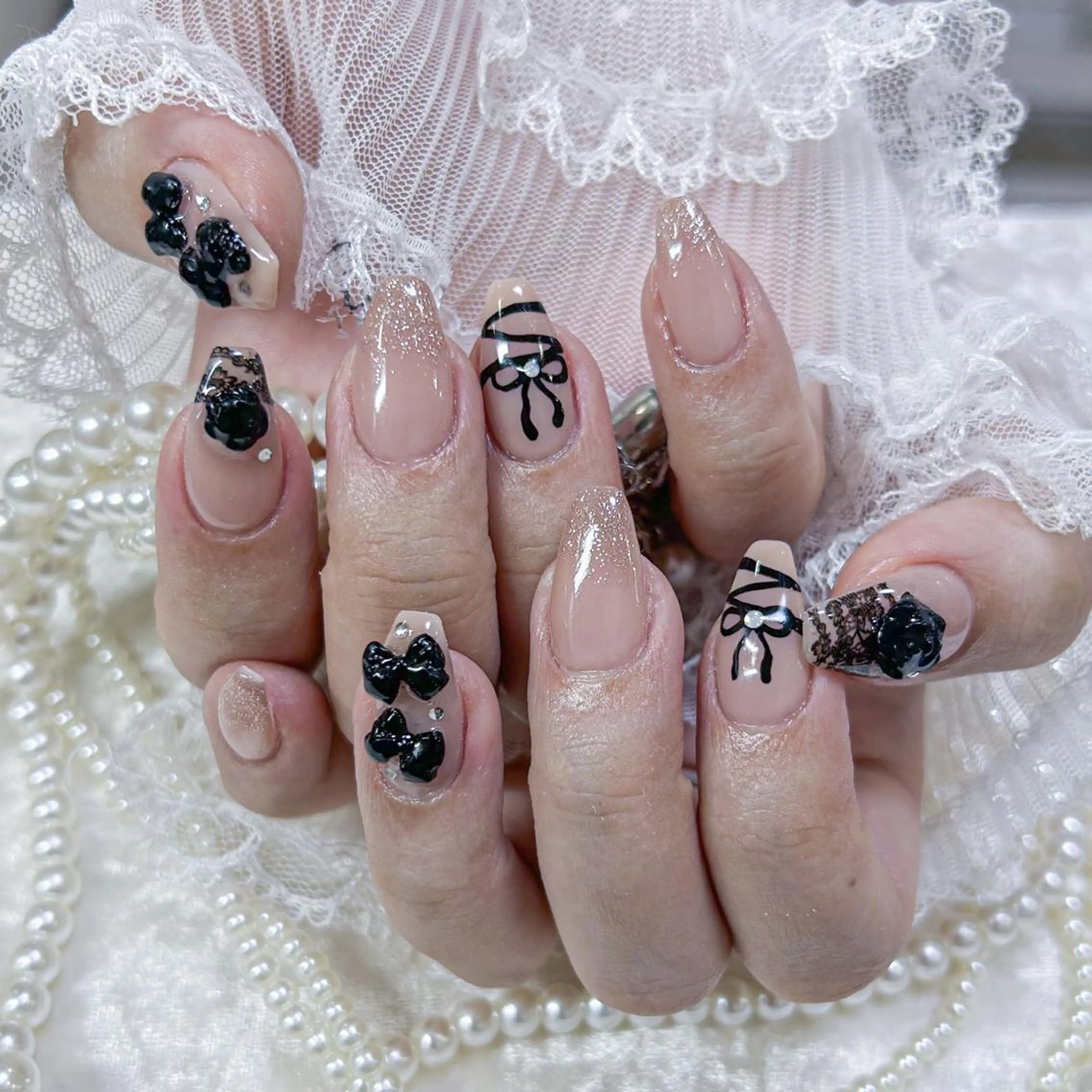 🌈💛jrアート・パーツやり放題90分💛持ち込み画像可【オフあり】ハンドorフット土日祝日、平日17時以降＋500円の写真