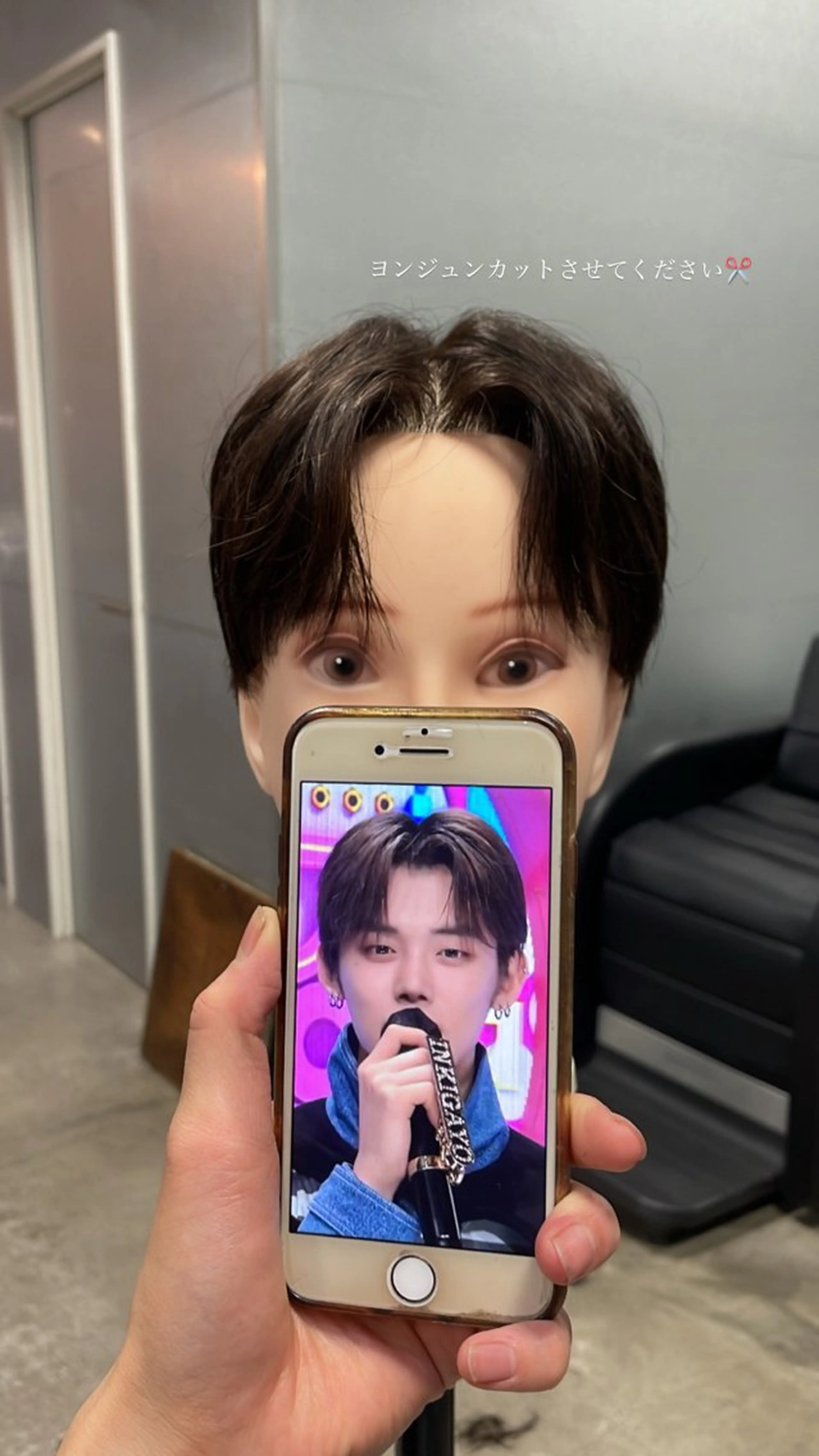 韓国アイドル再現カット✂️オタクの私だからこそカッコよく切れます、是非一度お任せください‼️メンズカット/メンズヘアの写真