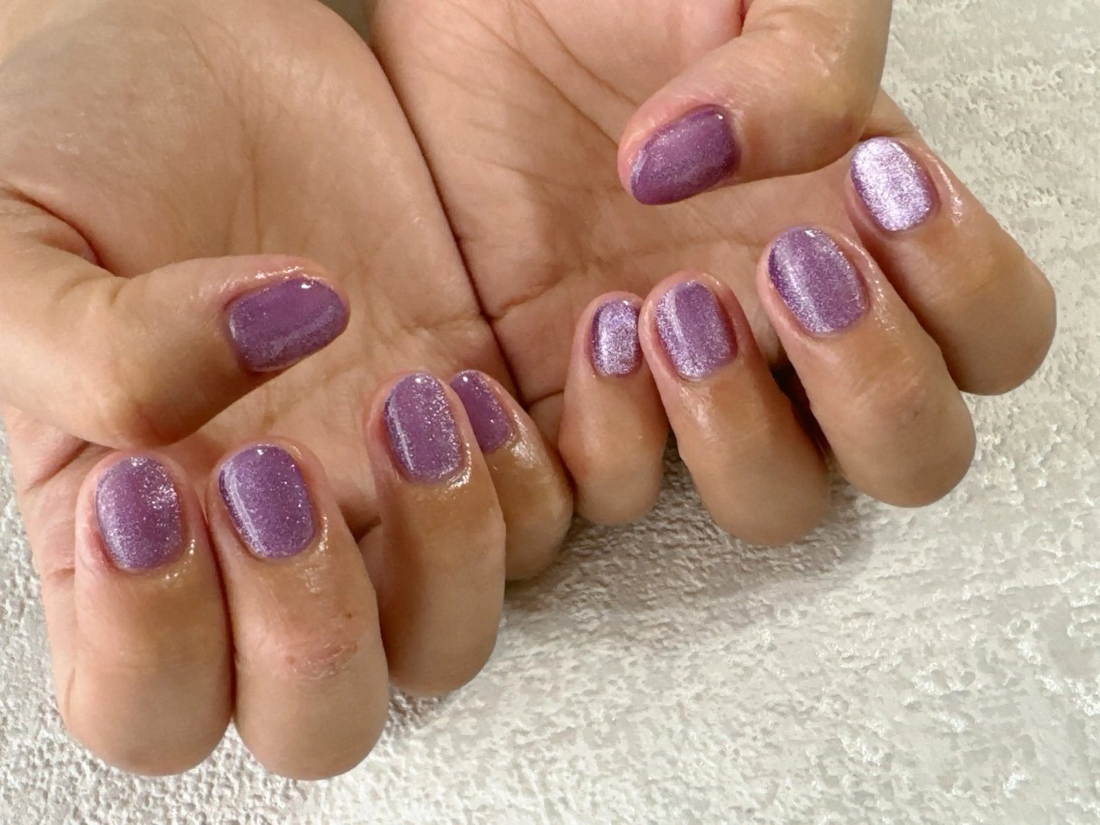 ネイル オーロラネイル フットネイル フレンチネイル ジェルネイル キラキラネイル kikinail 溝の口のネイルデザイン