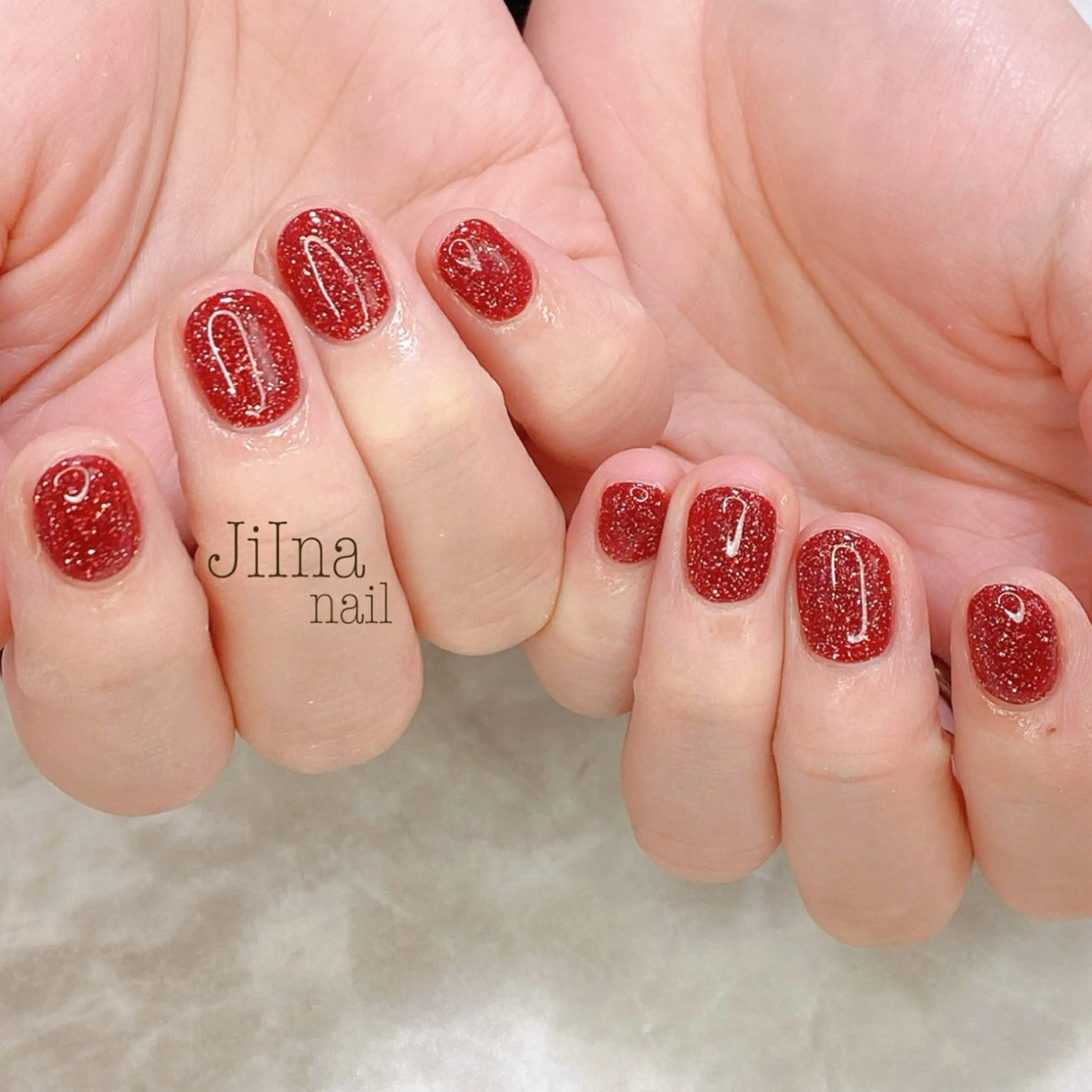 ネイル フラッシュネイル ワンカラーネイル JiIna nailのネイルデザイン