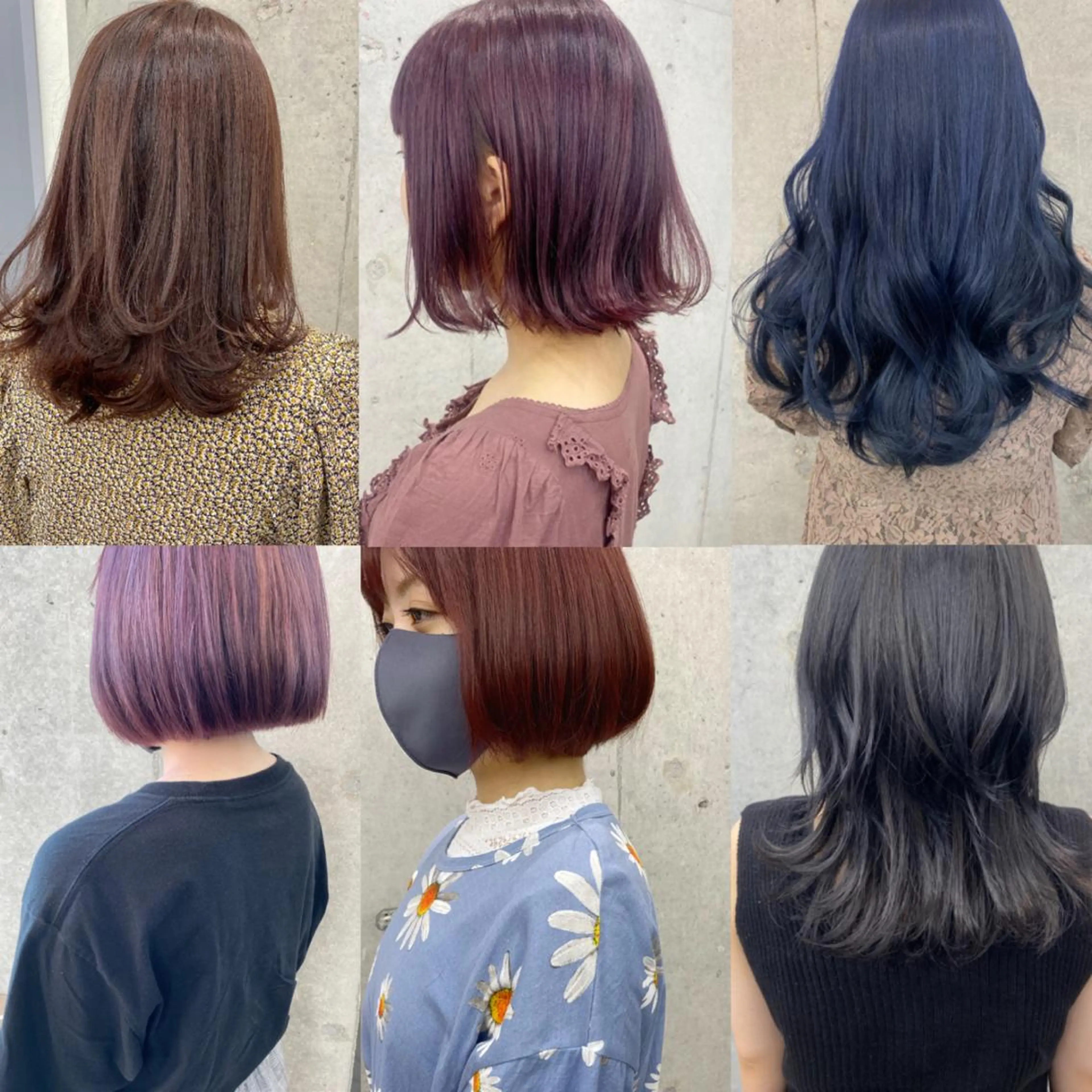 カラー オリーブ/アッシュ やわらか透明感カラーのヘアスタイル