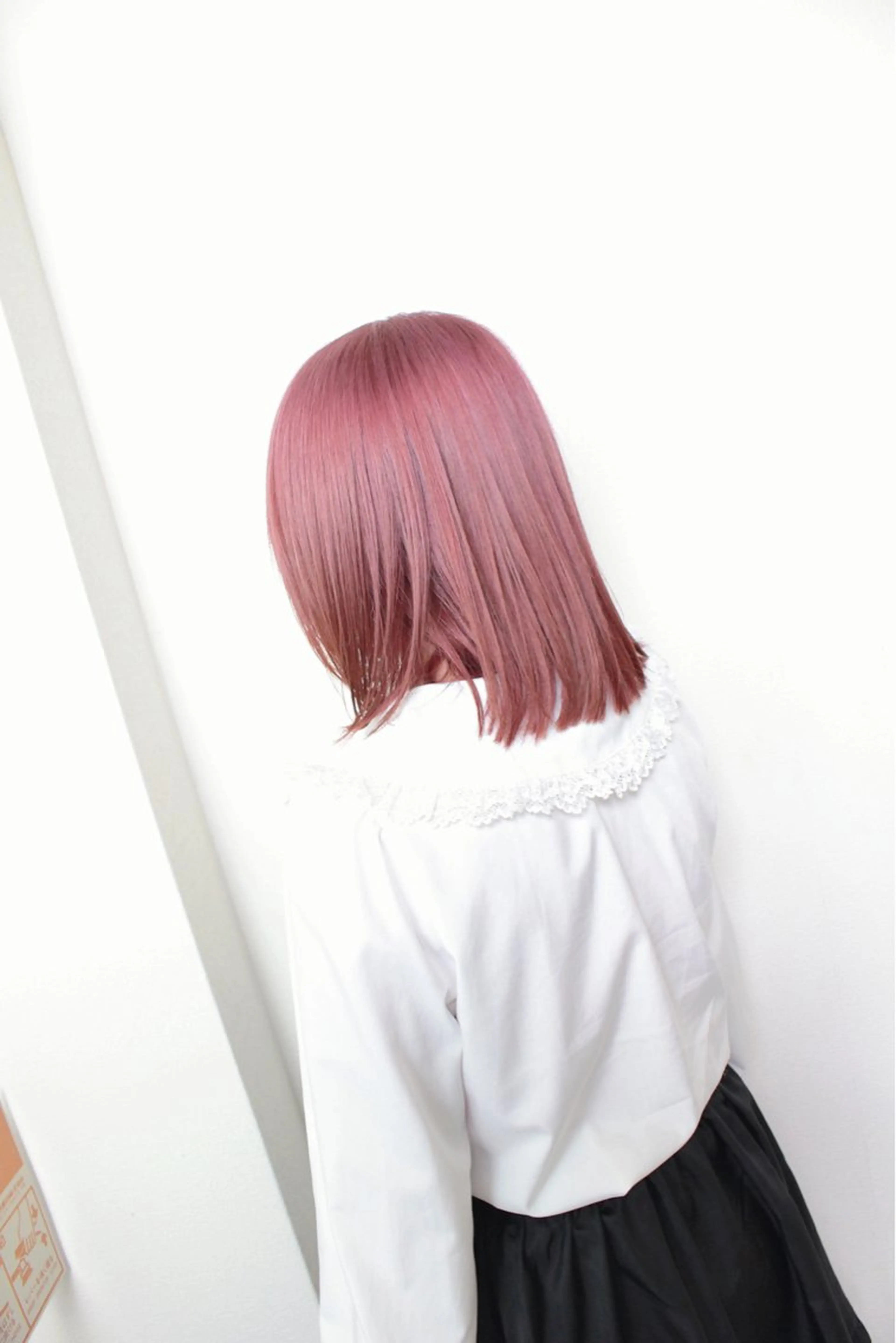 ミディアム カラー ブリーチ ピンクカラー ヘアカラー 土居 正季のヘアスタイル