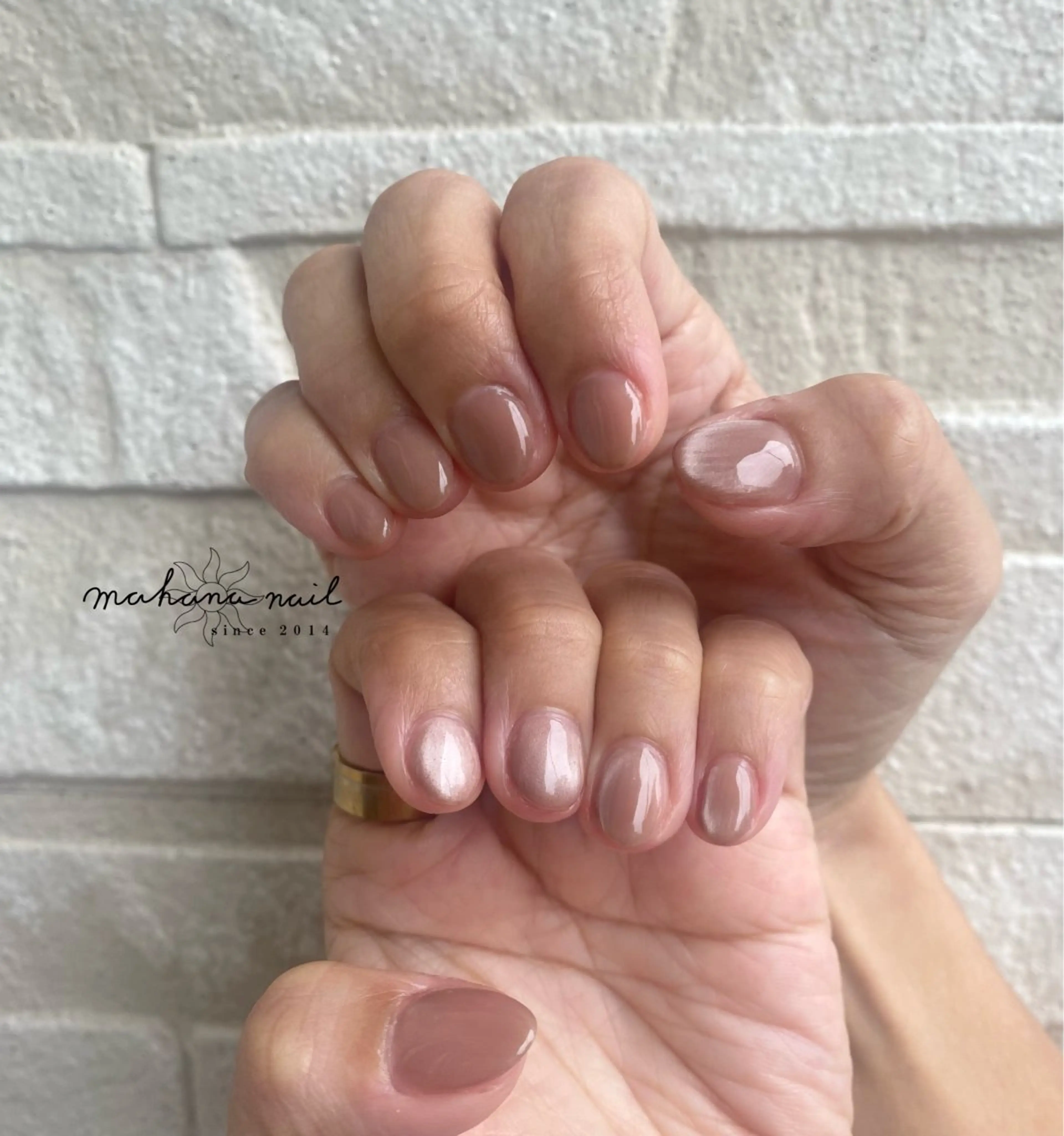 ネイル マグネットネイル ハンドネイル mahana nailのネイルデザイン