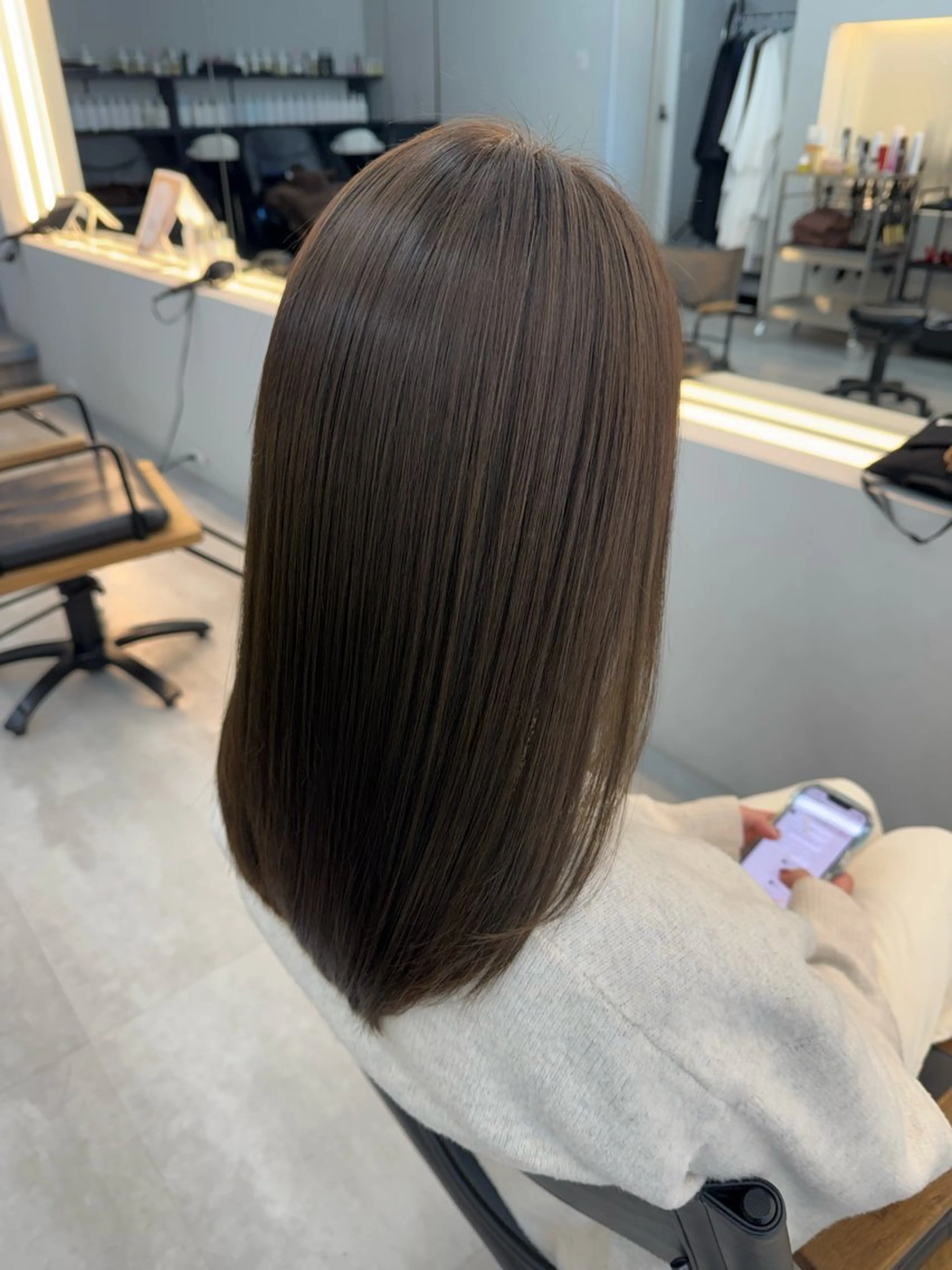 カラー ベージュカラー オリーブベージュ ヘアカラー wuvhair所属・wuvhair/ あかりのヘアスタイル