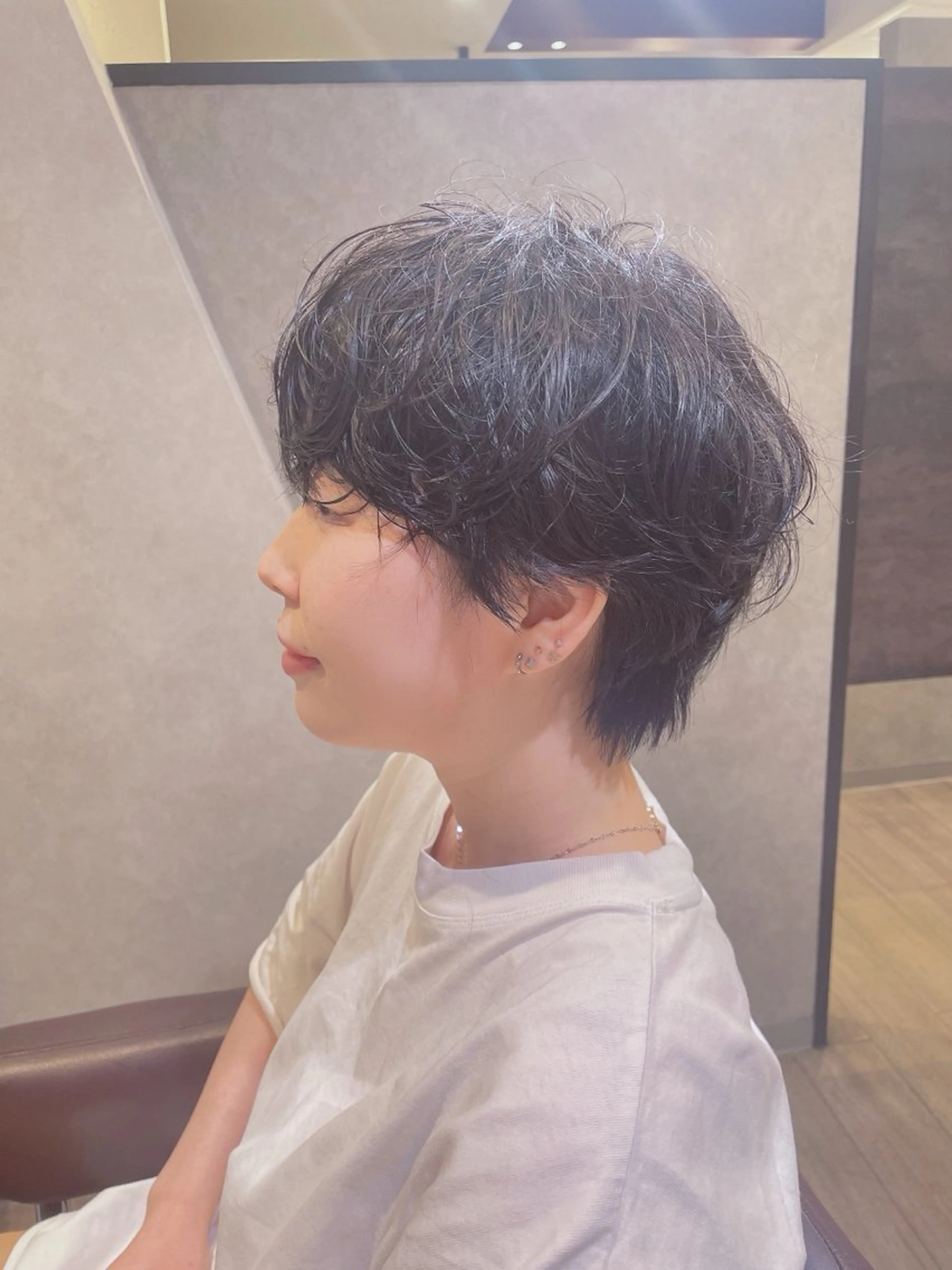 ショート パーマ ショートヘア特化/ 貴田沙知のヘアスタイル