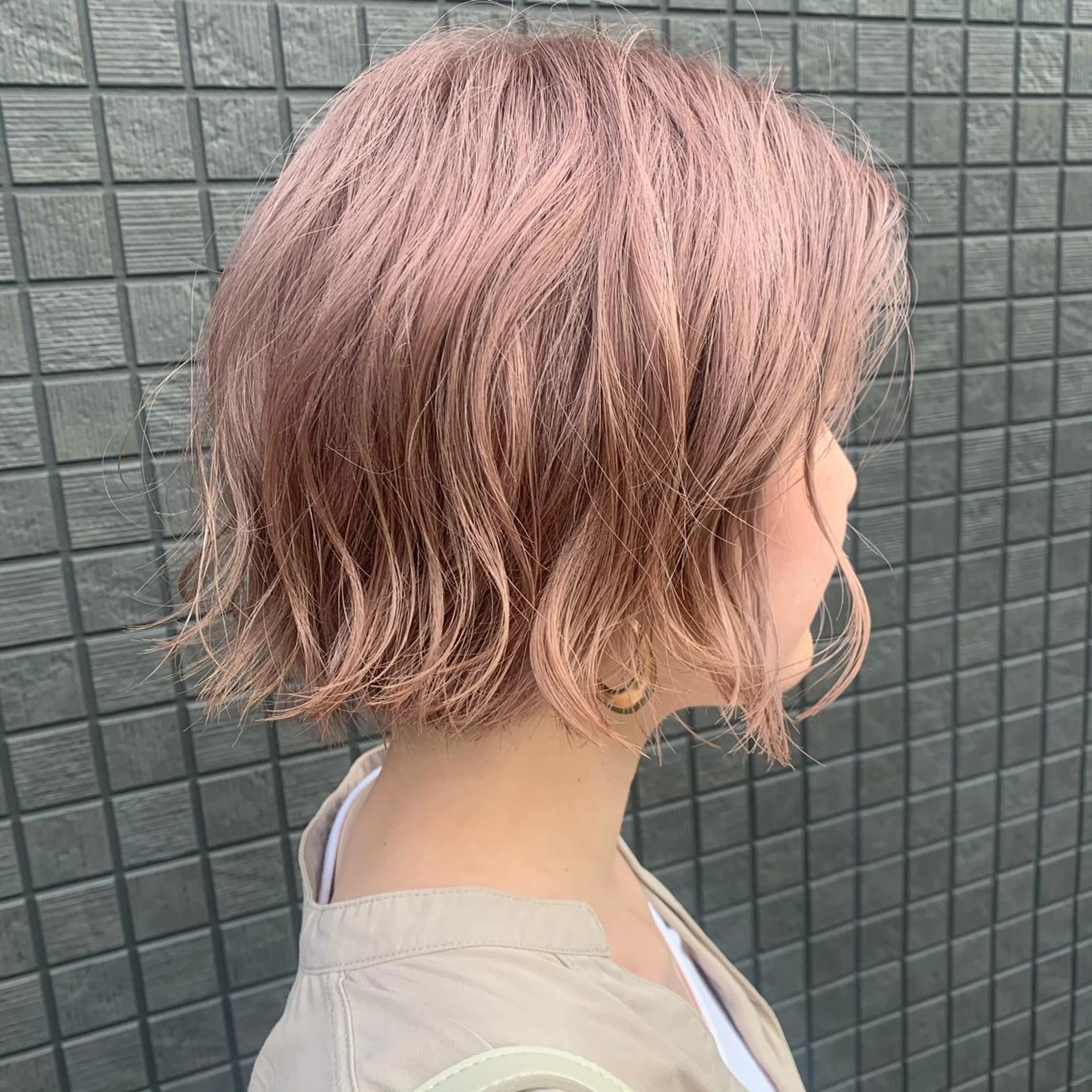 【ご新規様🦋】ダブルカラー・カット・クイックトリートメント（ハイライトに変更可、ケアブリーチ込）#暖色 #透明感#韓国の写真