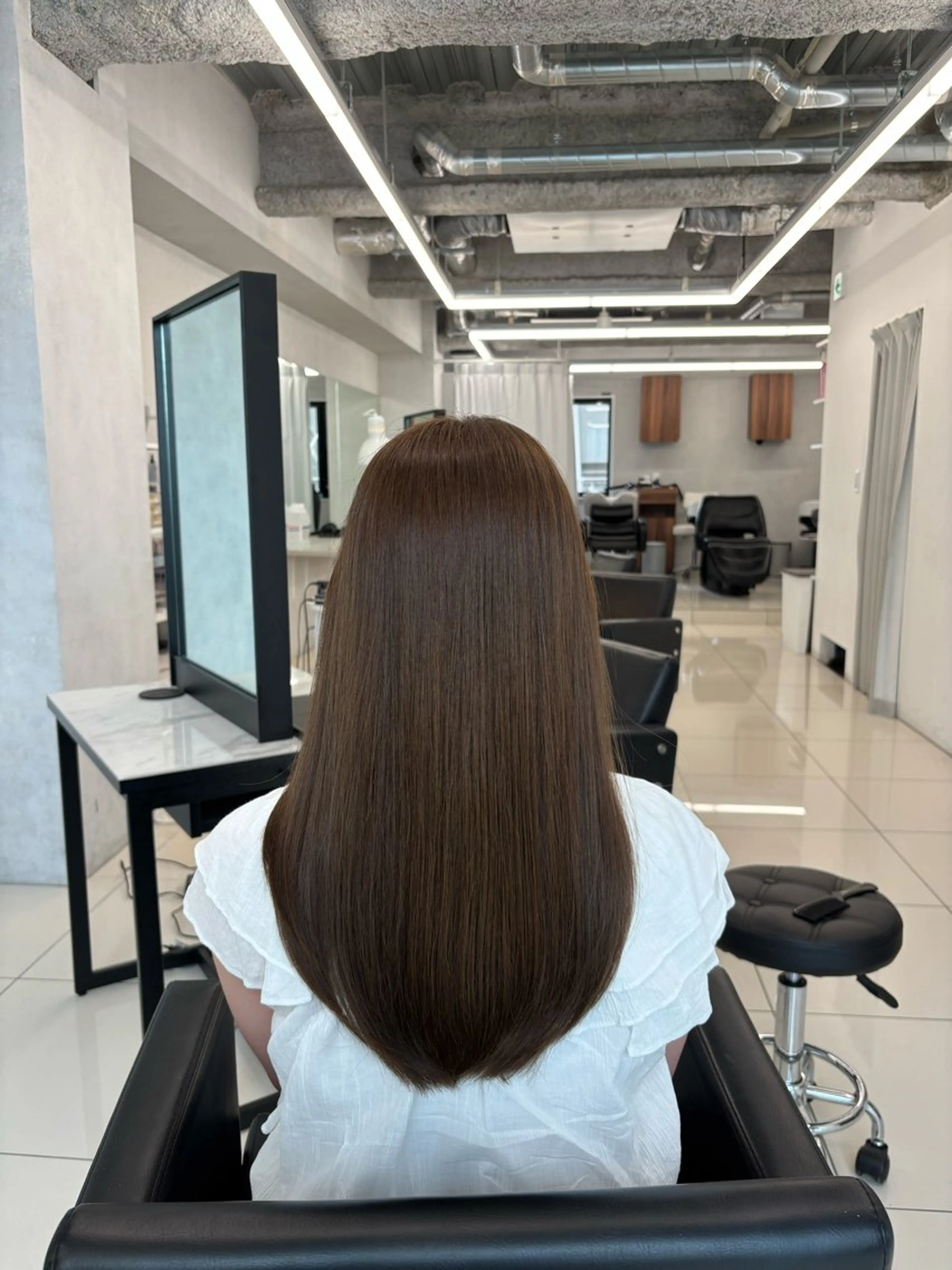 セミロング カラー ️ブリーチなし透明感 /アレンジ🎀こゆきのヘアスタイル