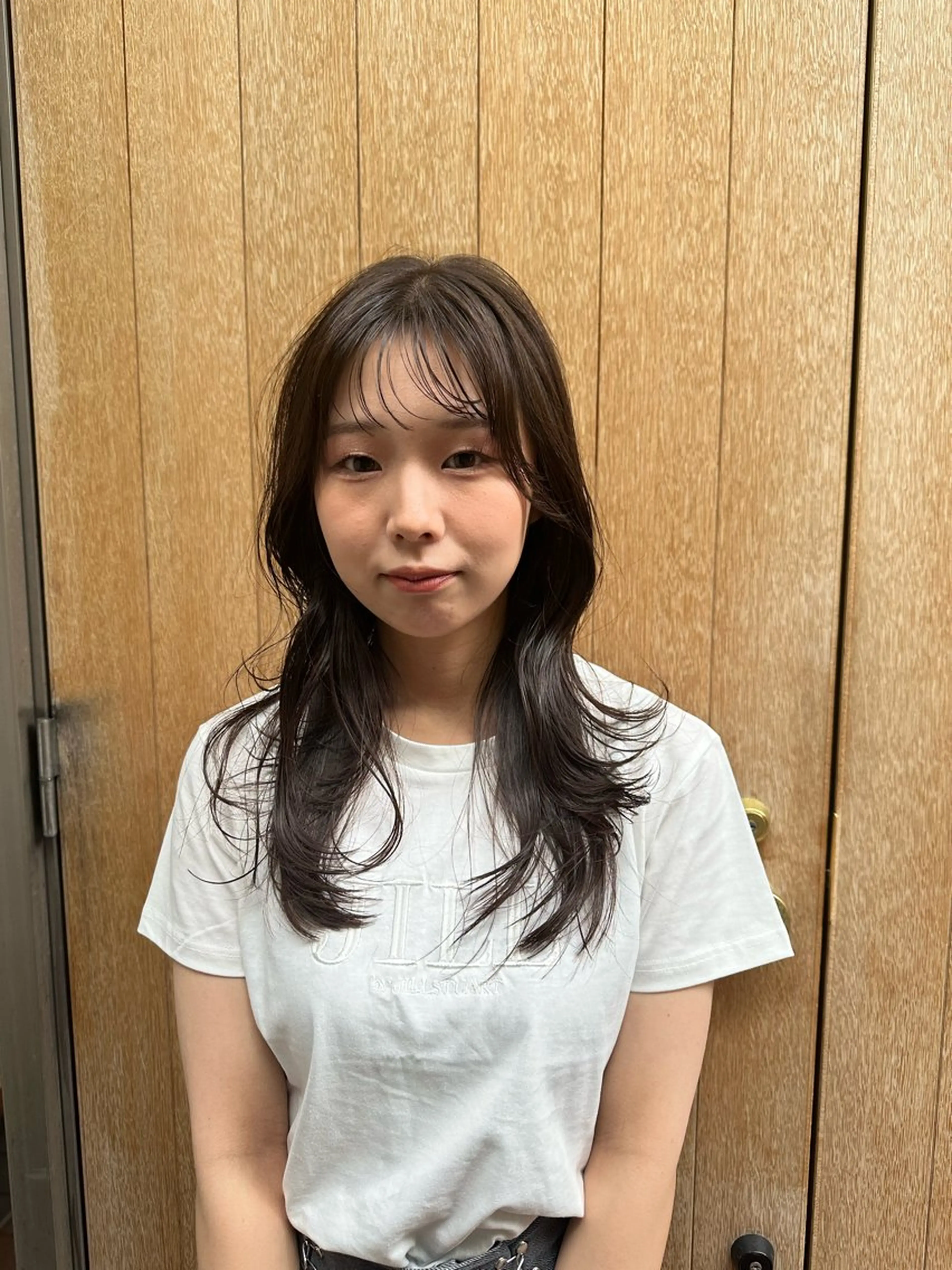 ミディアム カラー 似合わせカット /パーマ岡本淳平のヘアスタイル