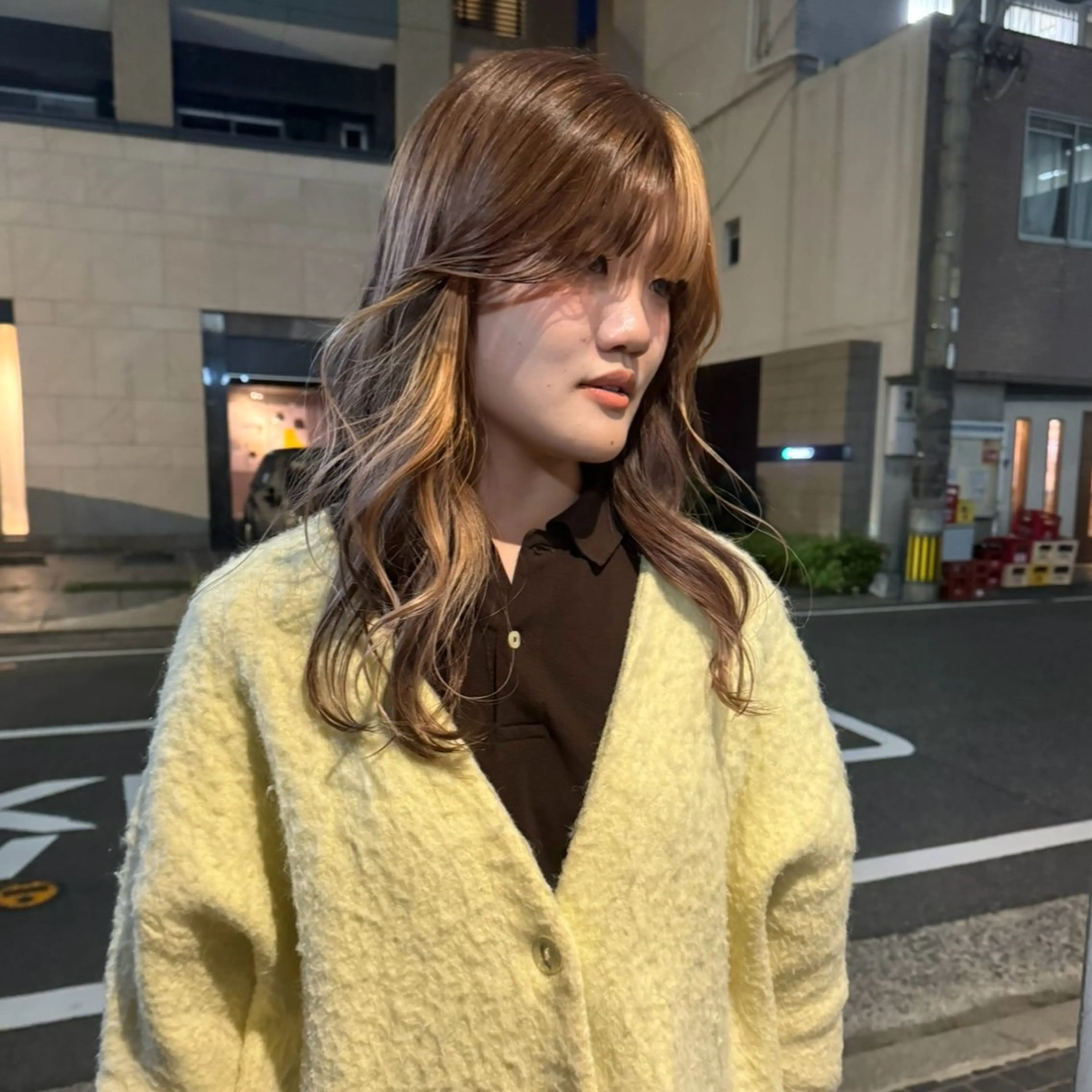 ロング カラー Lilu しずくのヘアスタイル