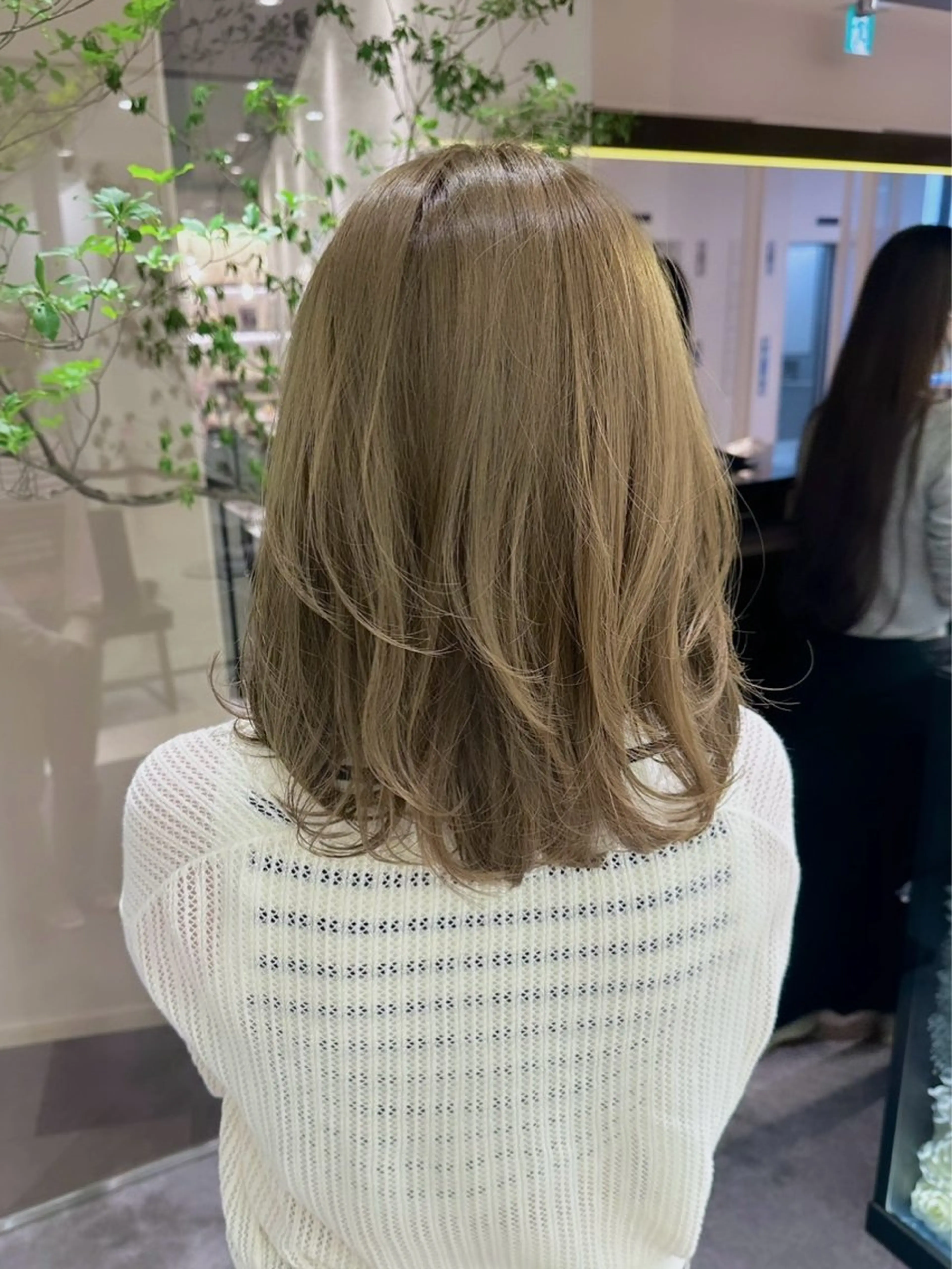 ミディアム カラー 巻ける縮毛矯正/艶 カラーchika🩵のヘアスタイル