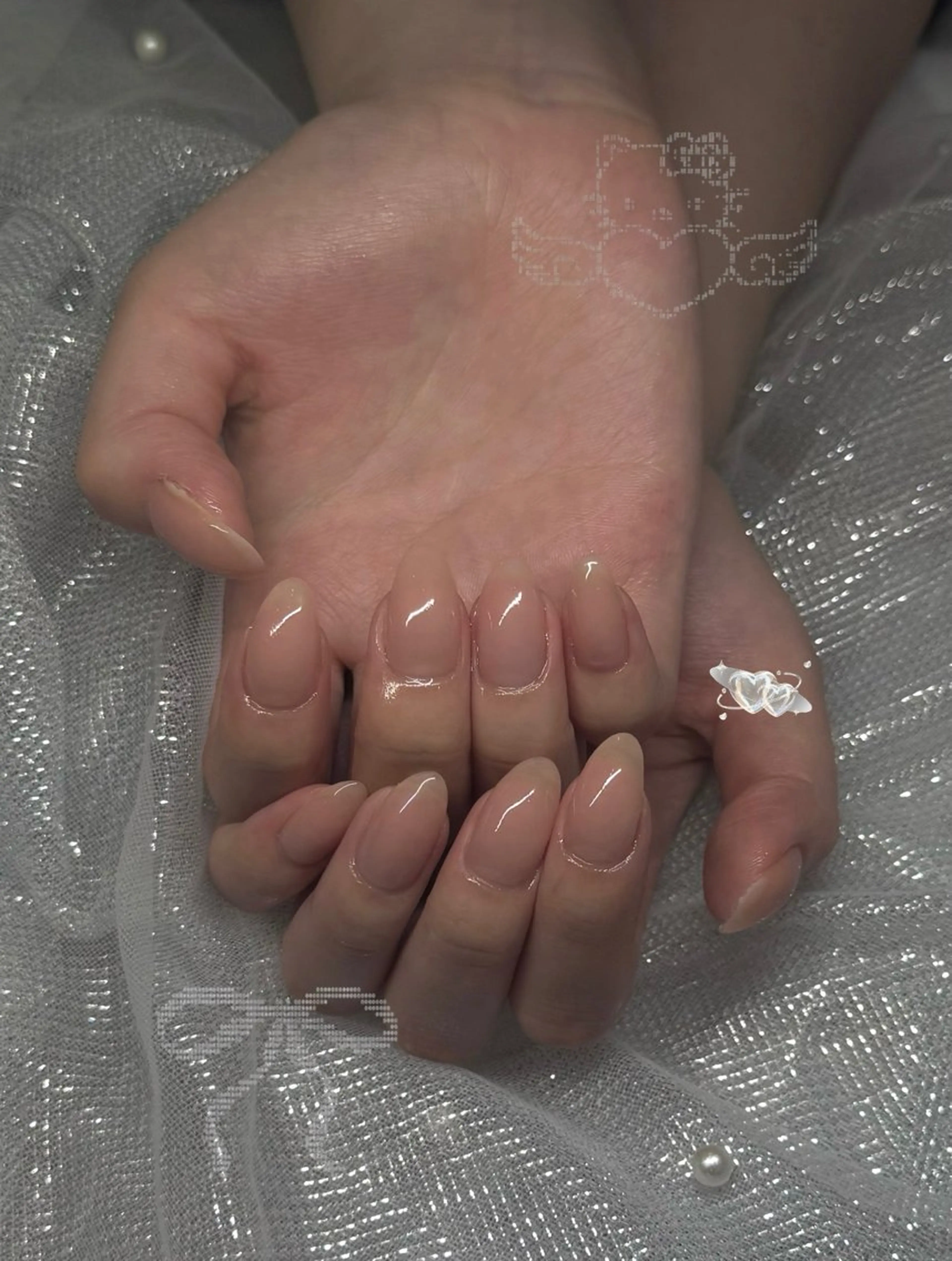 ネイル アートネイル フラッシュネイル ジェルネイル 氷ネイル・うるうるネイル 韓国ネイル ARSHA NAIL所属・西 柚香のネイルデザイン