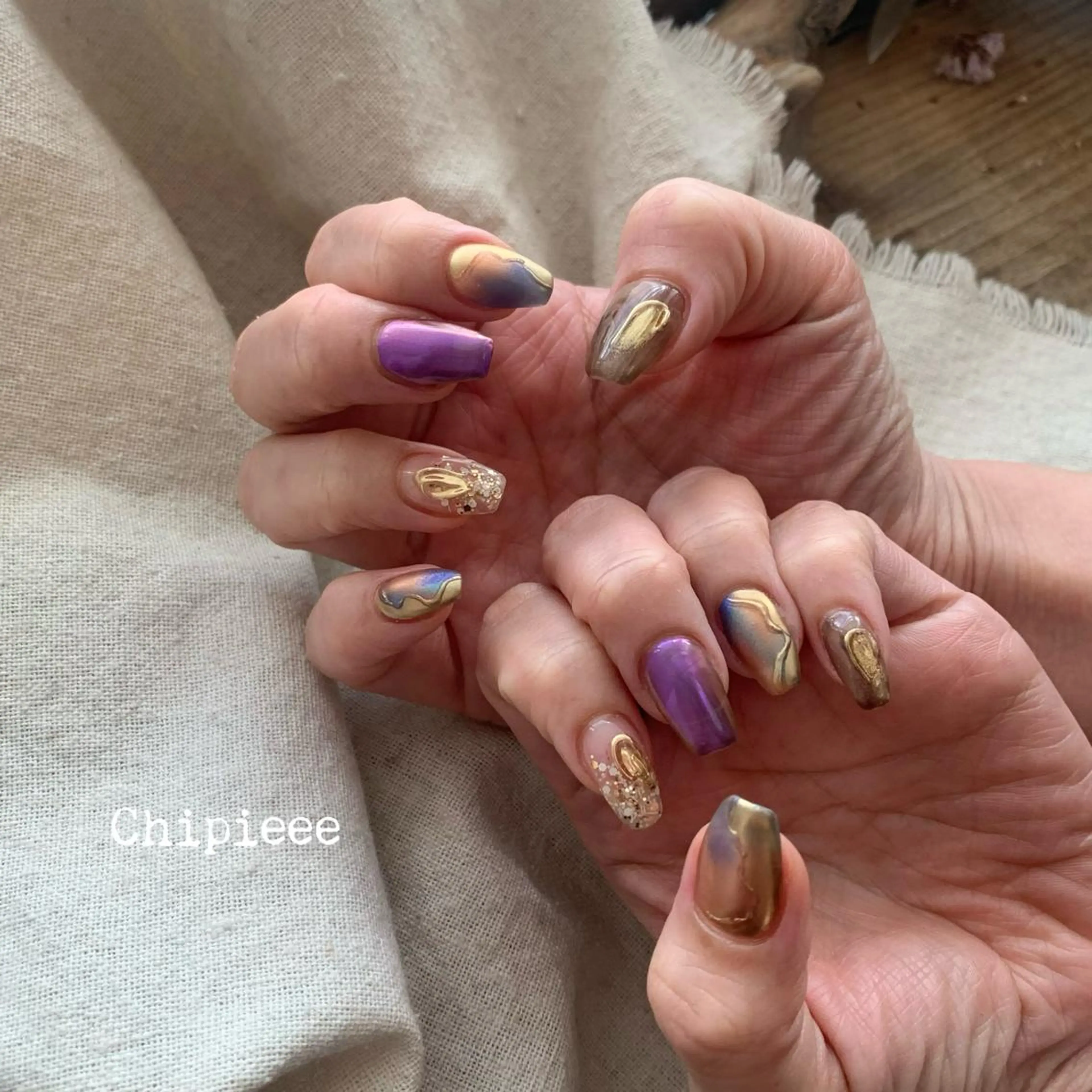 ネイル ハンドネイル revia所属・ERI Nailistのネイルデザイン