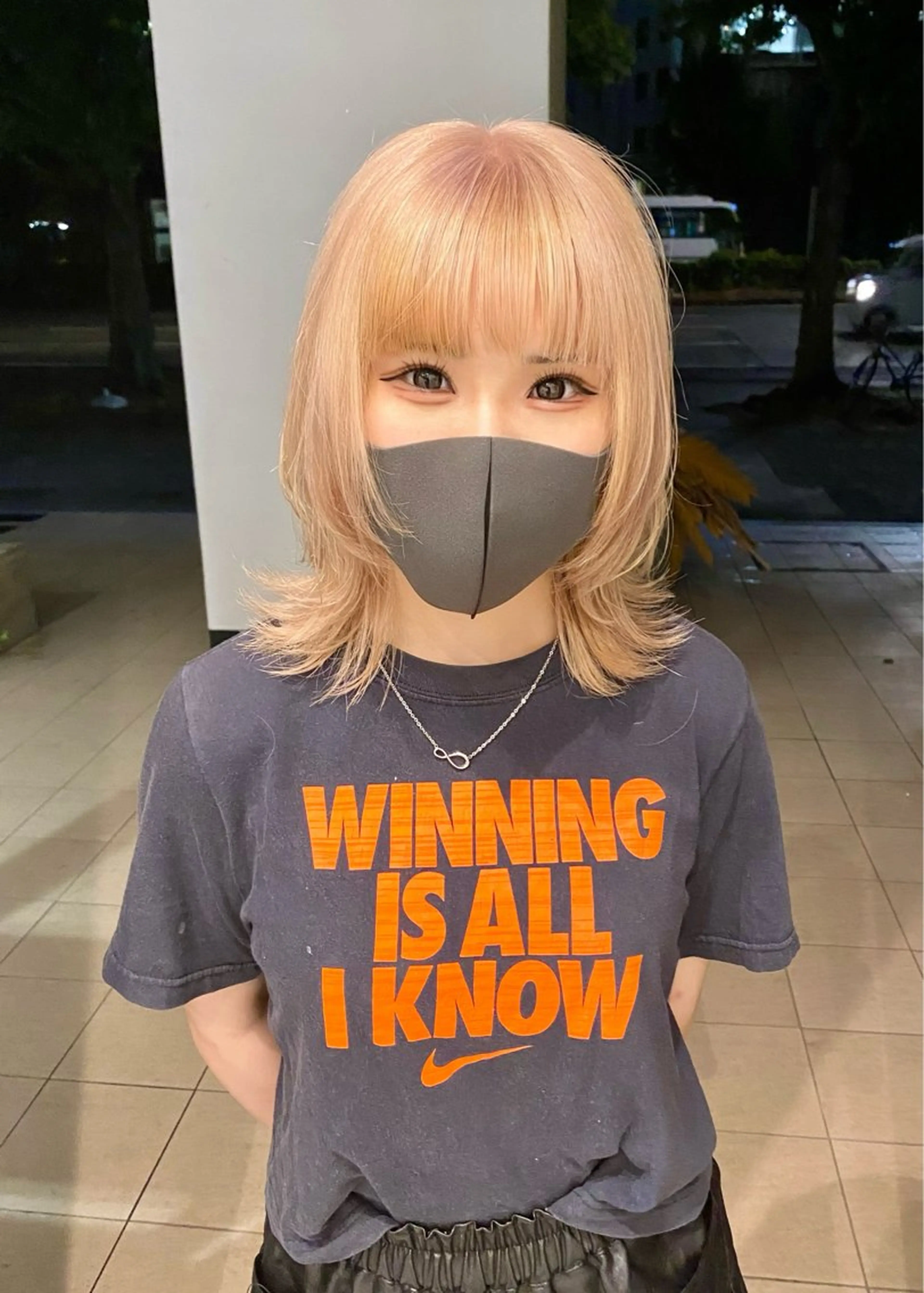 ミディアム カラー ヘアカラー DEAN所属・KEIGO/パーマ ハイトーン/DEANのヘアスタイル