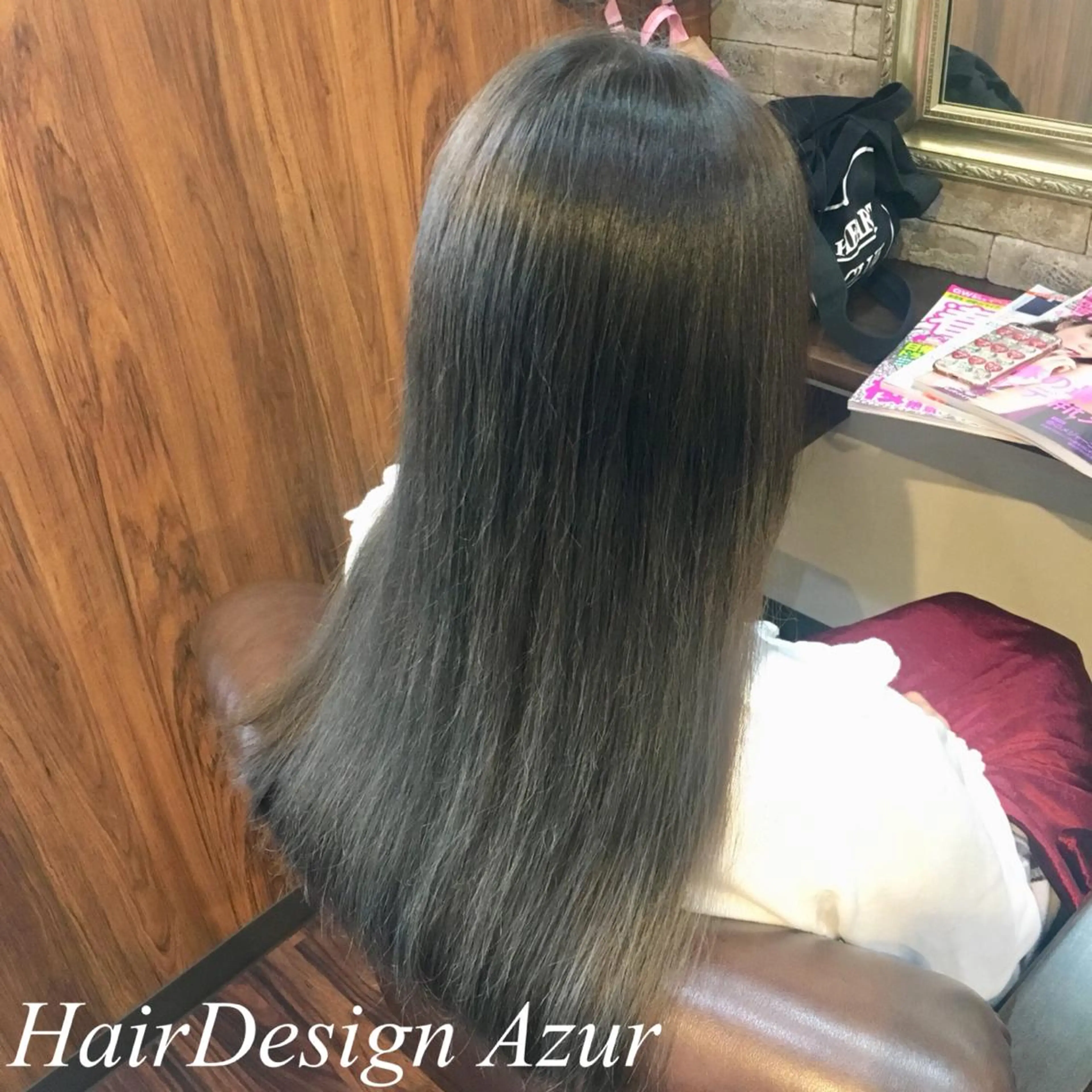 ロング カラー HairDesign Azurのヘアスタイル