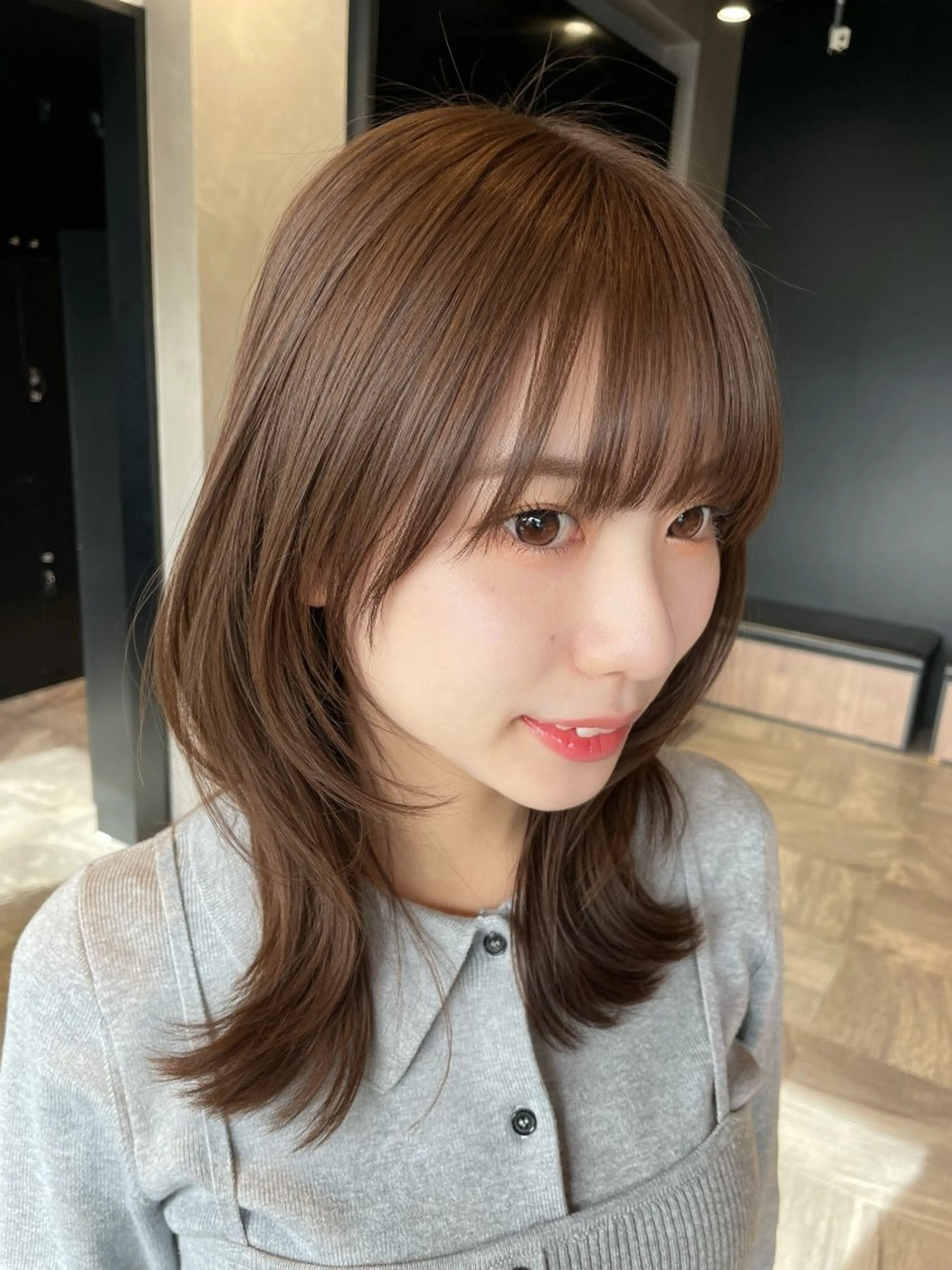 ロング カラー パーマ カット ヘアカラー トリートメント レイヤー/透明感/ 髪質改善🩵NANAのヘアスタイル