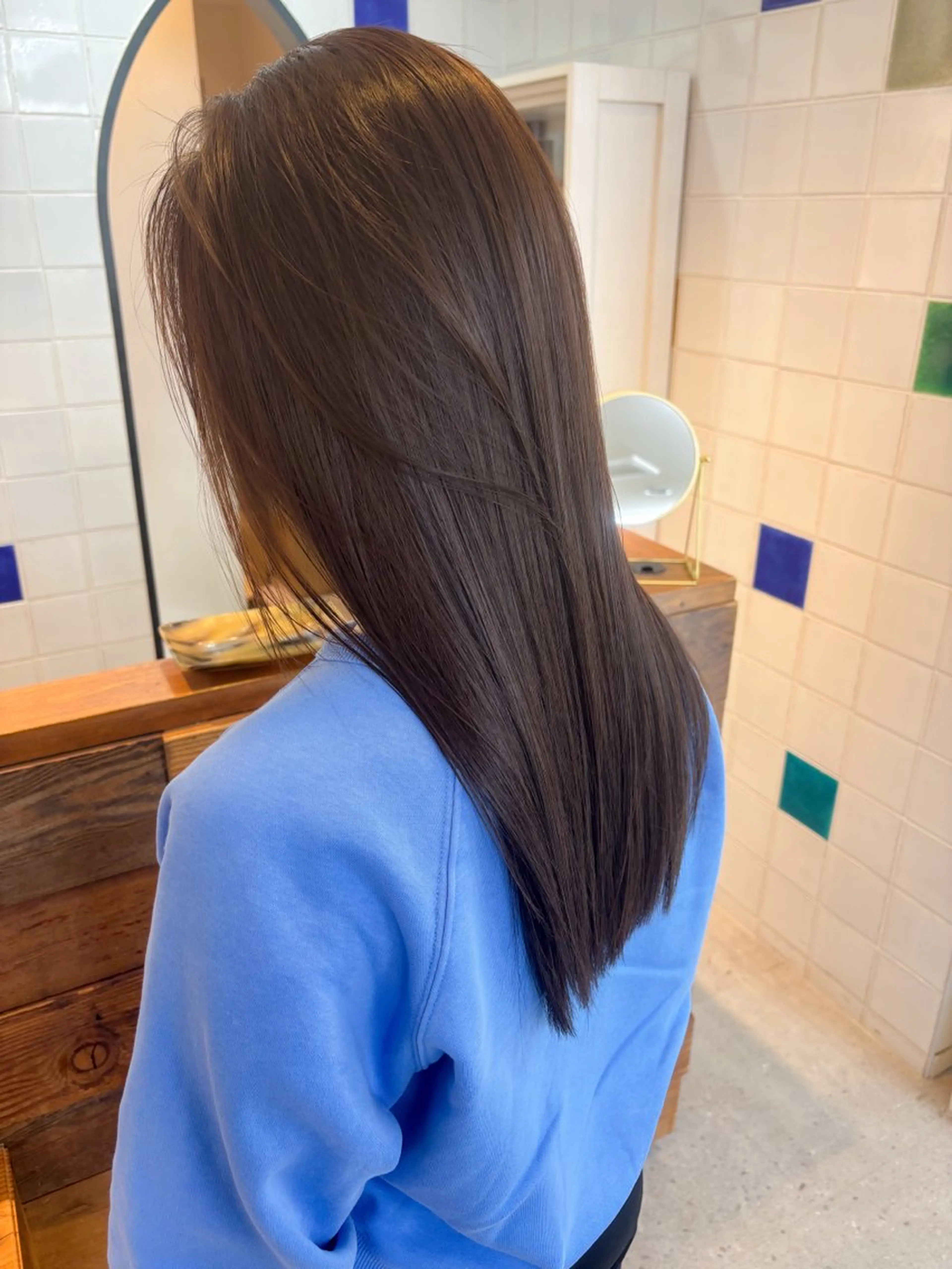 ロング レイヤーカット カット ヘアカラー [仙台髪質改善]小原 弘之のヘアスタイル