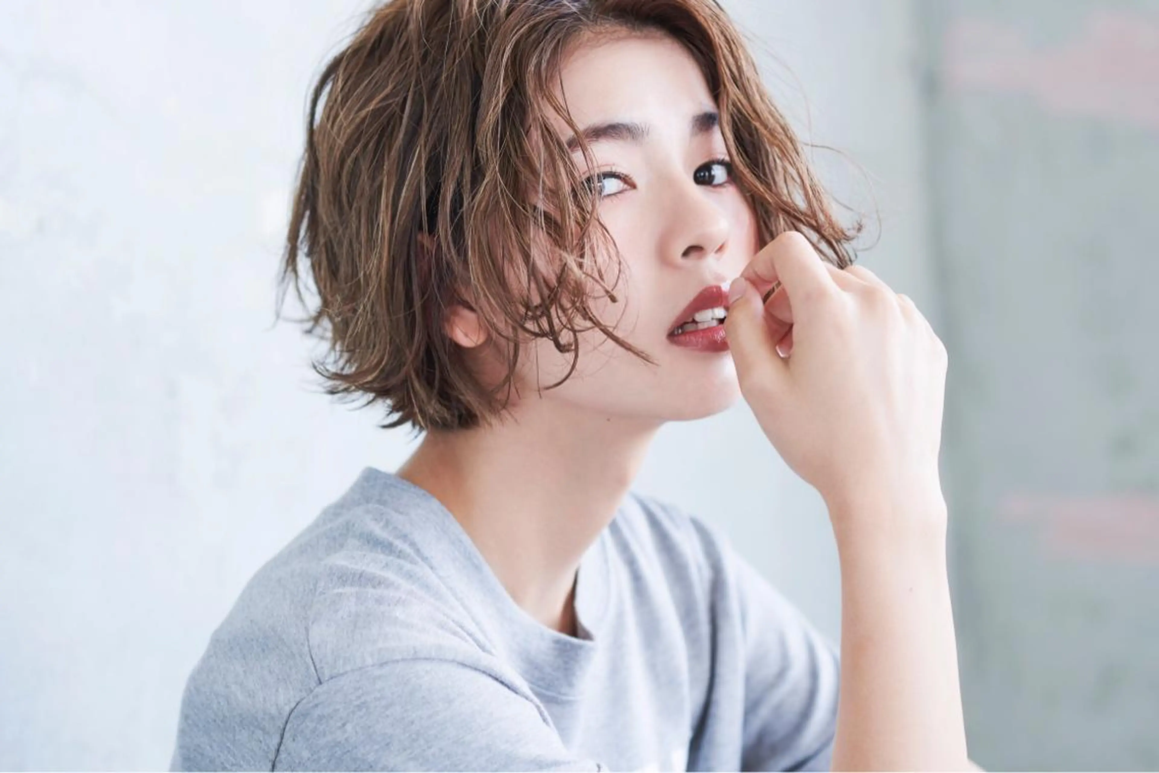 カラー レイヤー/韓国/ 顔周り/しんやのヘアスタイル