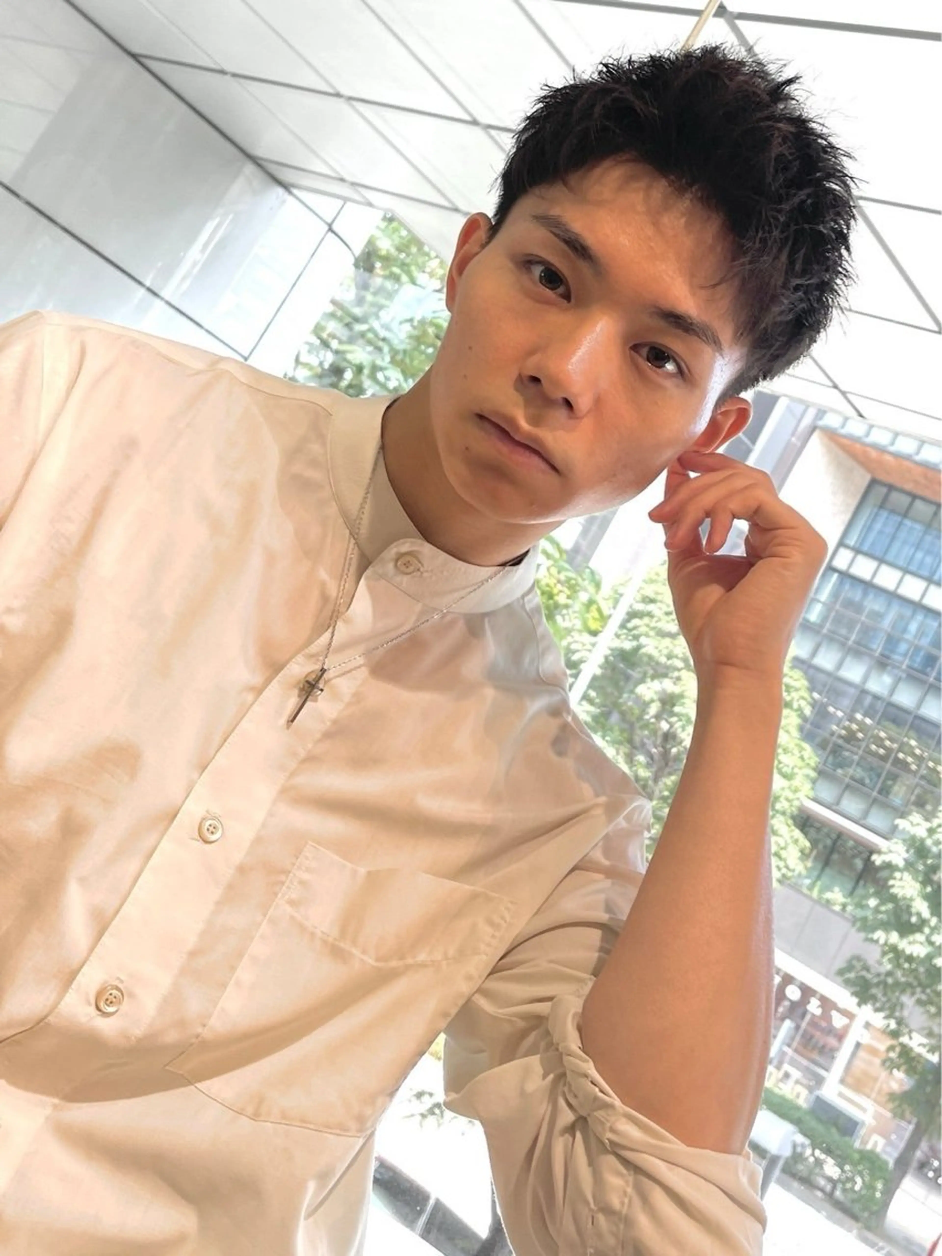 ショート ヘアアレンジ メンズ カット メンズカット/ レベッカ 髙下 幹大のヘアスタイル