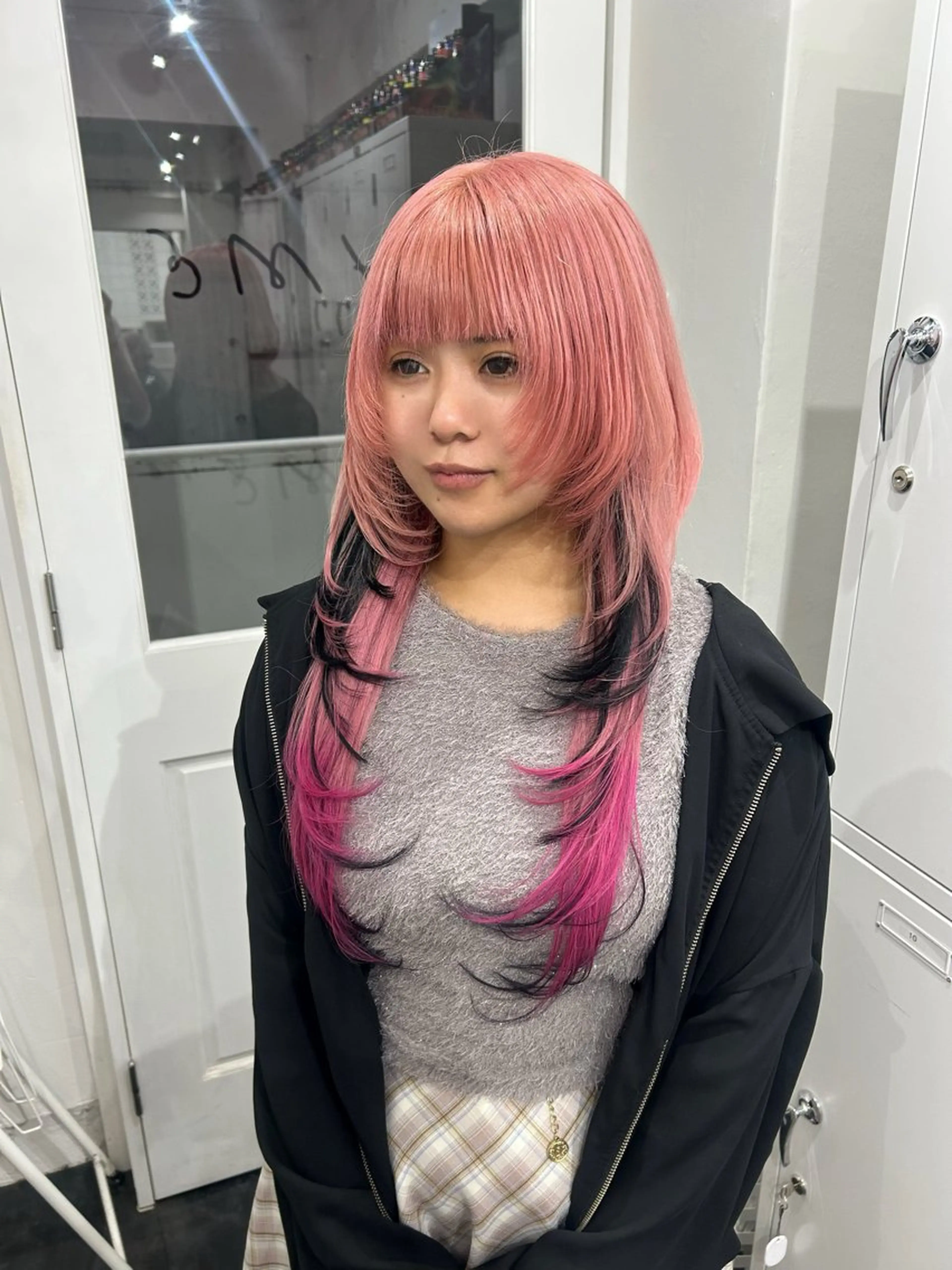 ショート カラー ヘアカラー エクステ 🥣ミコト/ウルフ ハイトーン特化🥣のヘアスタイル