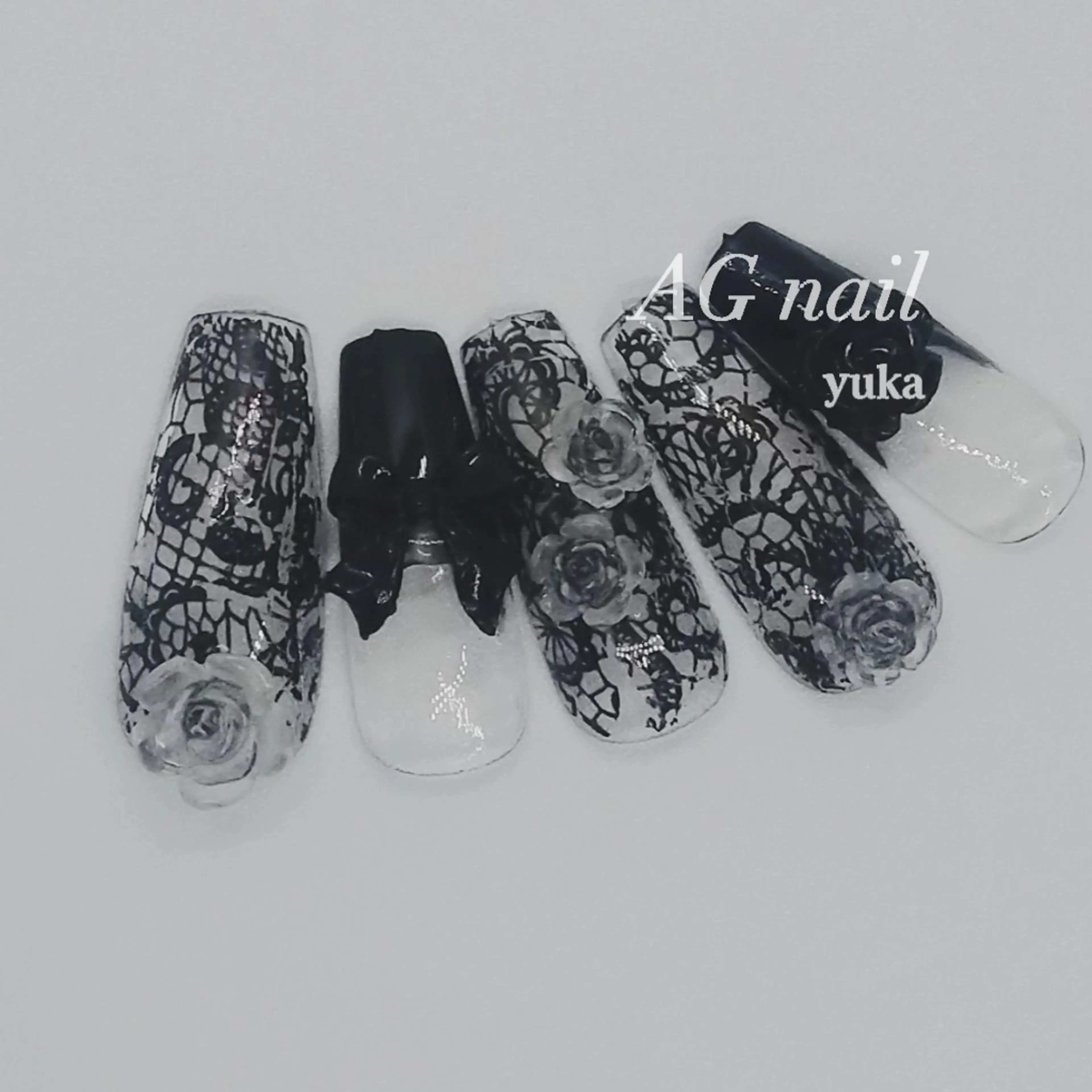 ネイル 成人式 AG nail 〚　yuka　〛のネイルデザイン