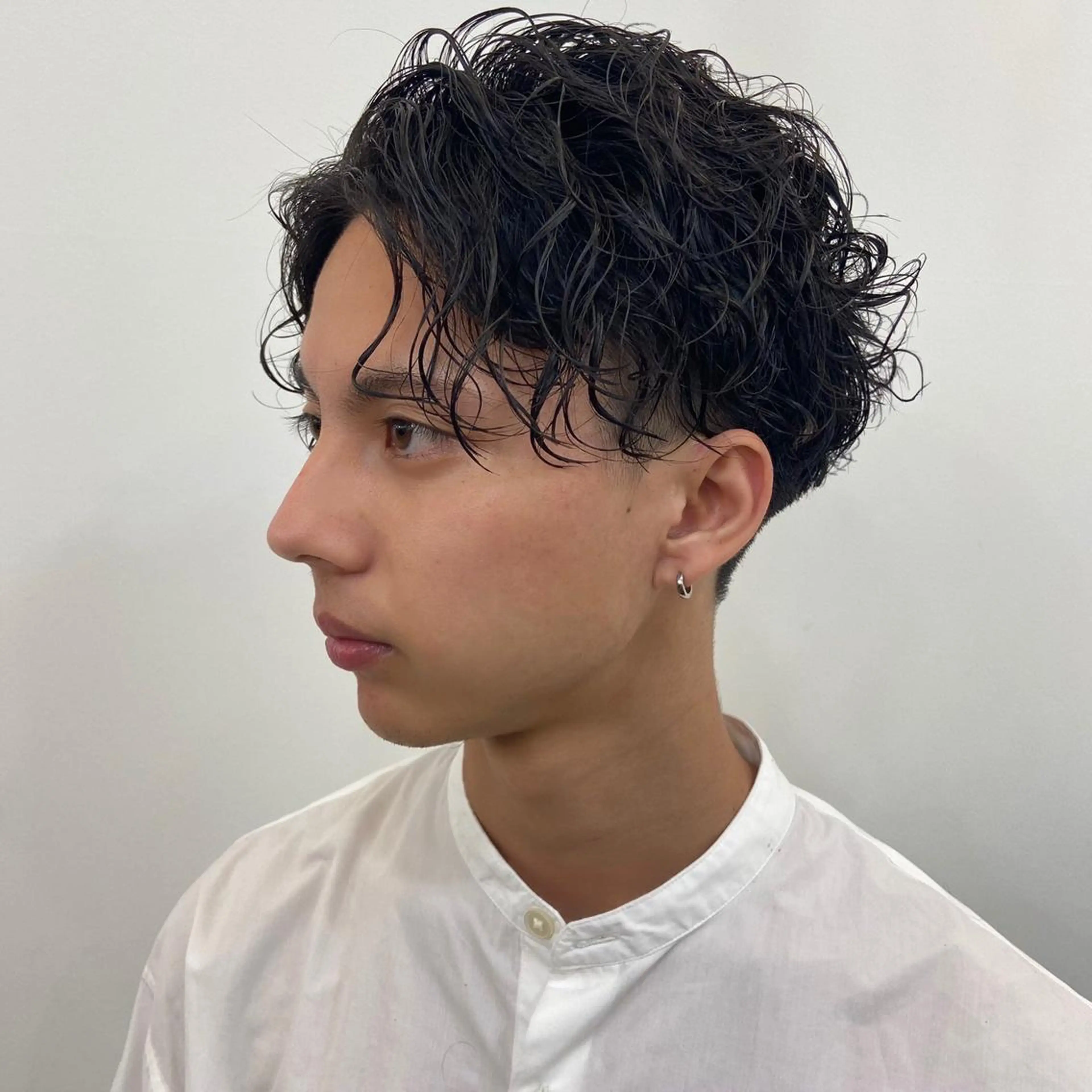 パーマ メンズ 永野 早紀のヘアスタイル