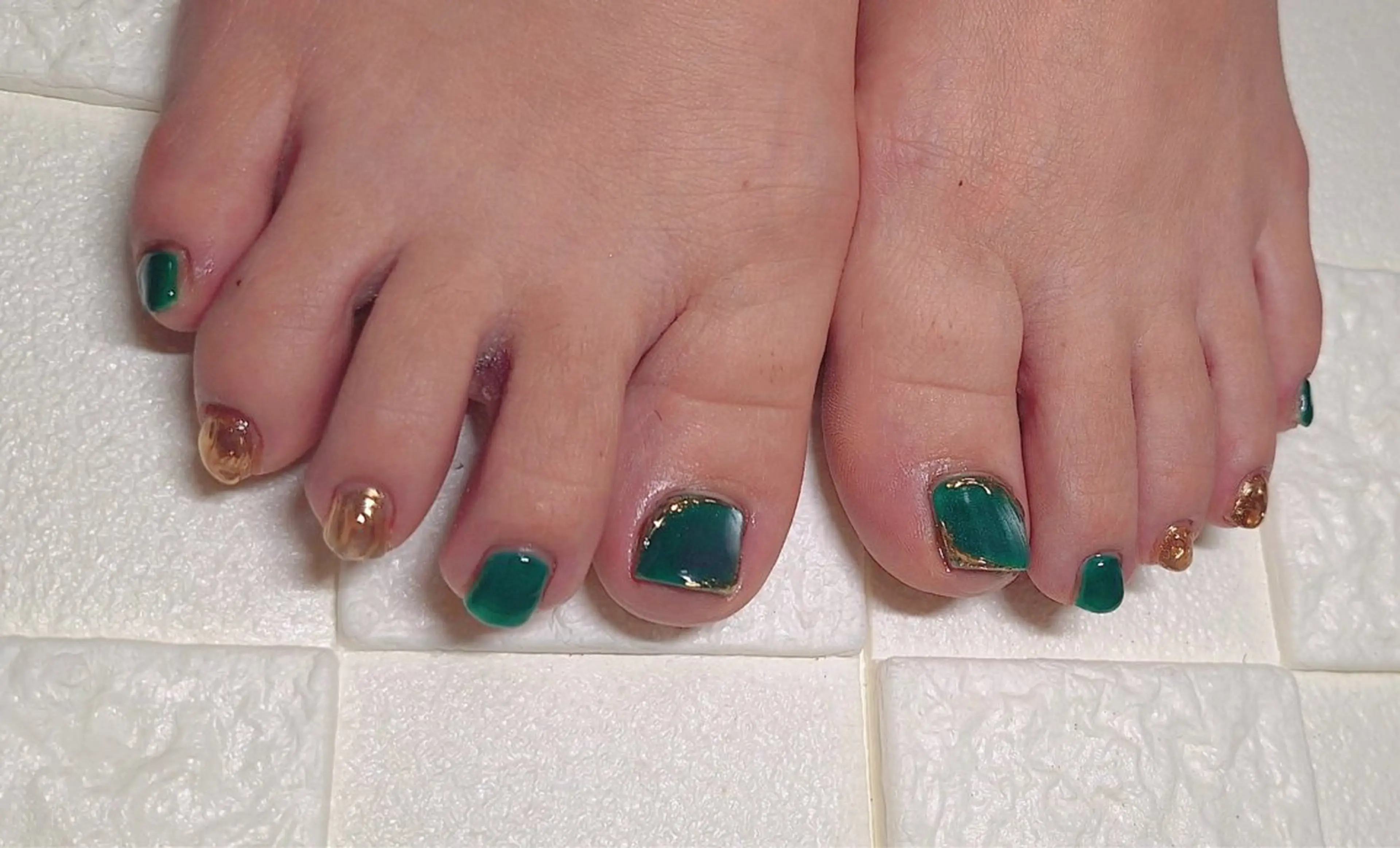 フットネイル¥6000ぽっきりの写真