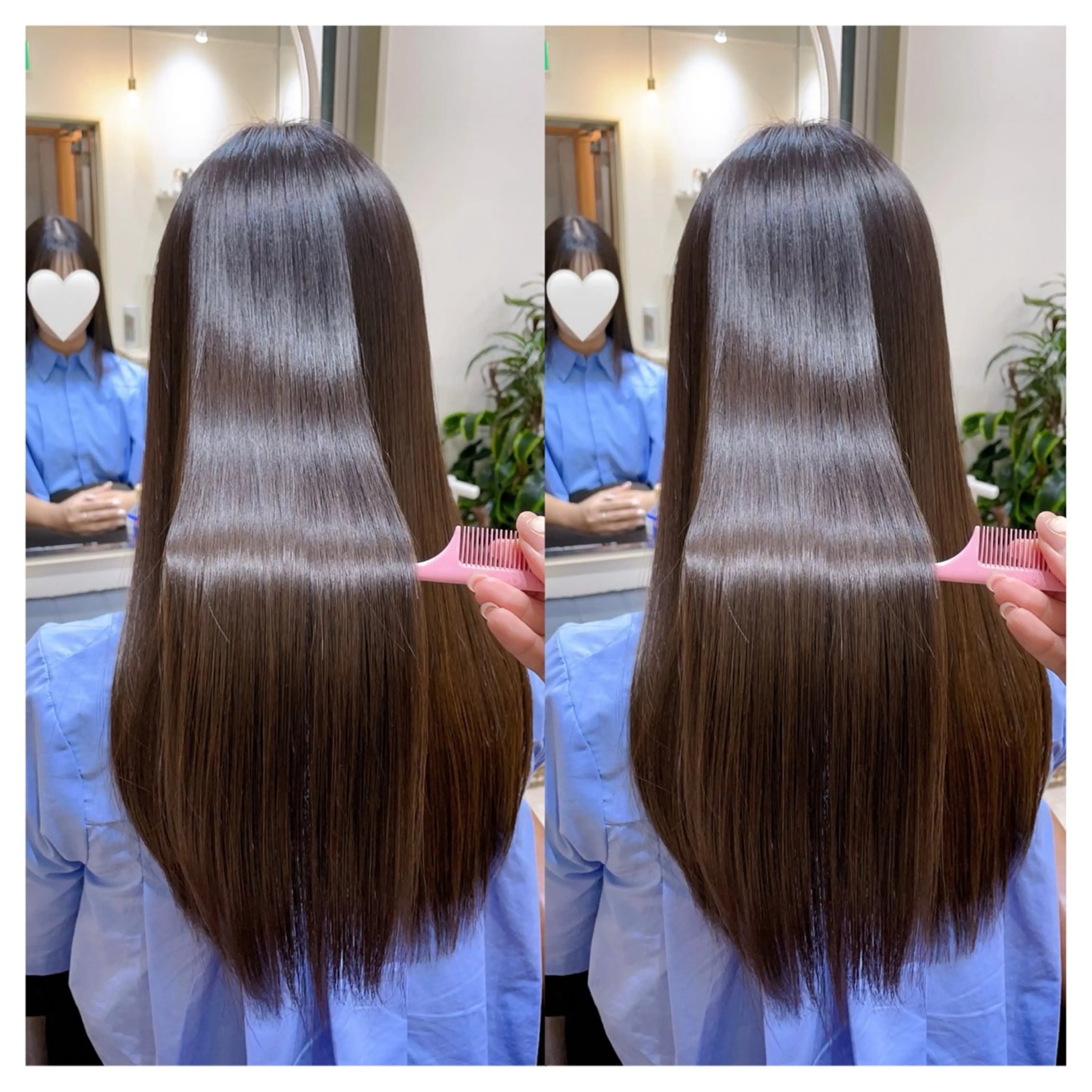 ロング カラー カット ヘアカラー 縮毛矯正 トリートメント 村山 茉衣のヘアスタイル