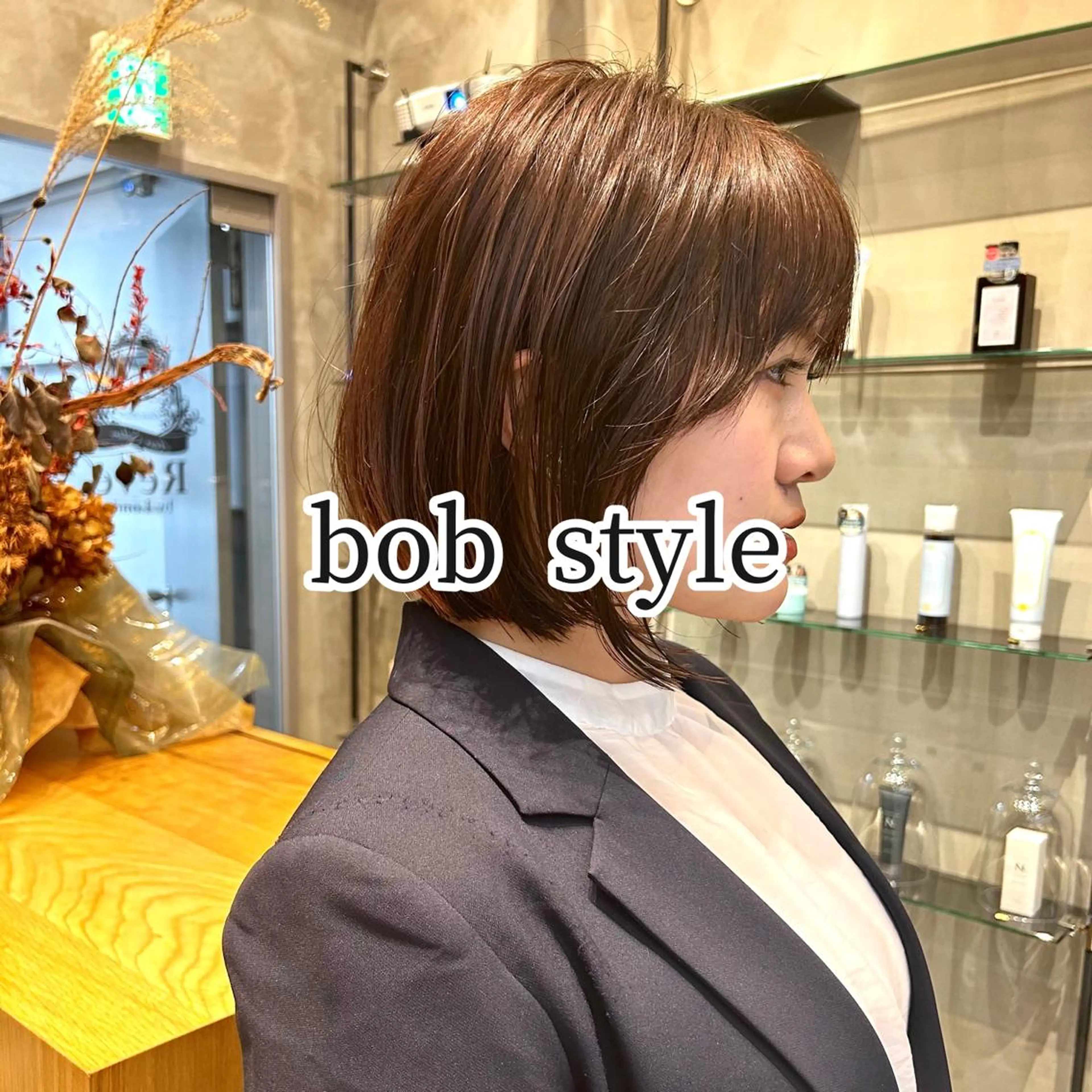 ショート ショートボブ ボブ ハイライト 髪質改善 韓国風ヘア 髪質改善 ANFINI所属・ボブ・レイヤー 田中 励也のヘアスタイル