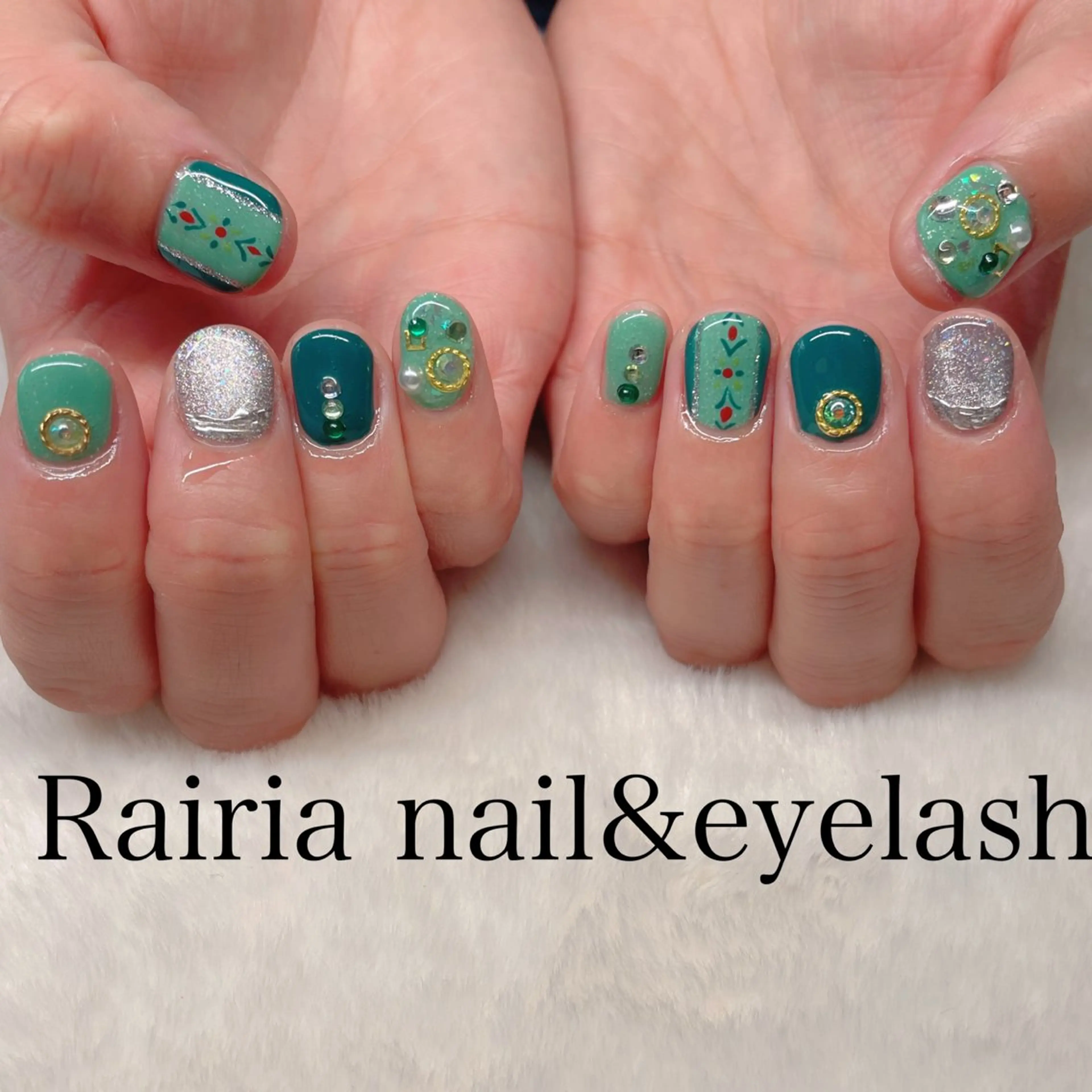 ネイル 持ち込み ハンドネイル Rairia nail&eyelash小岩店所属・Rairianail 小岩店のネイルデザイン