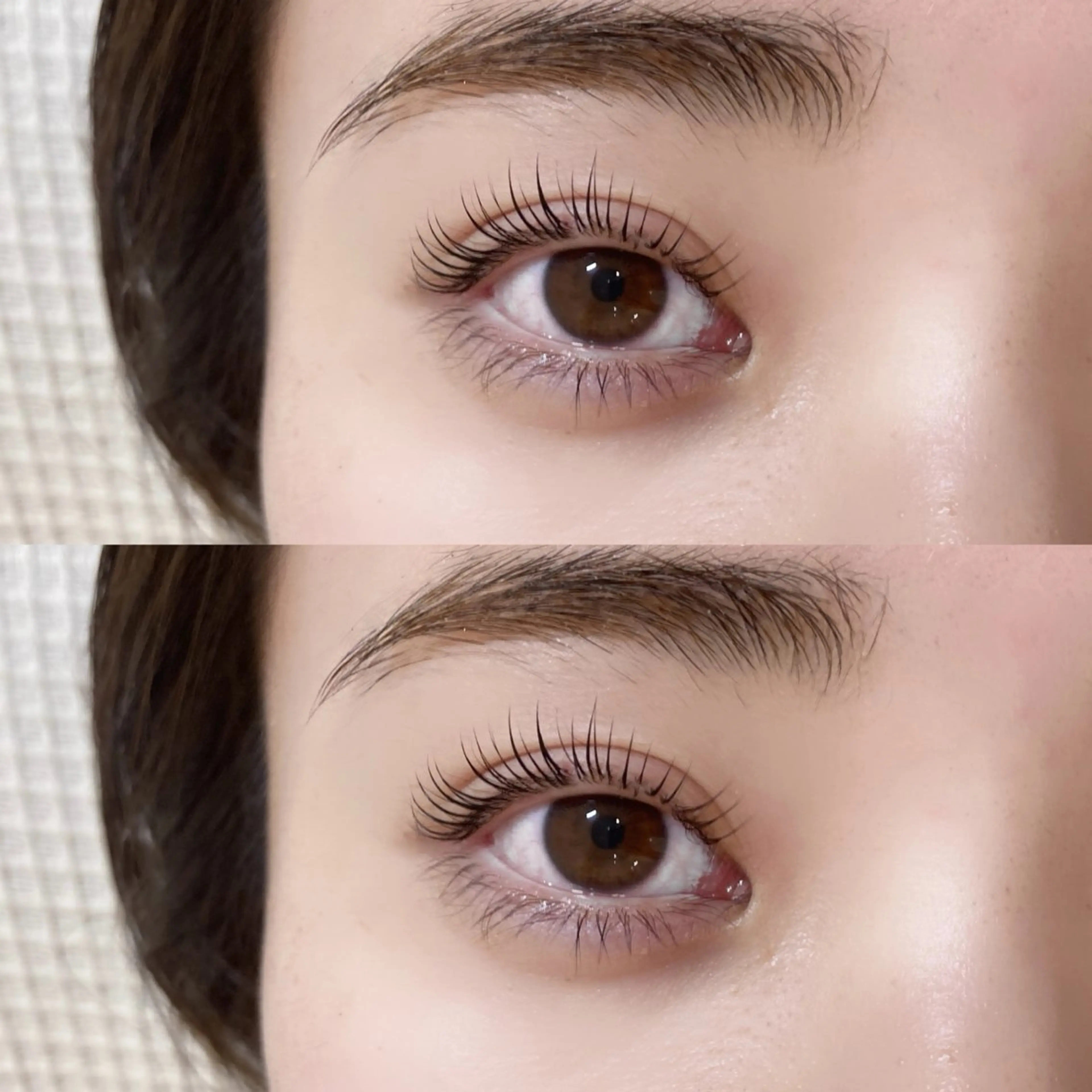 本日🈳パリジェンヌラッシュorまつげパーマ👼🏻❤️【コーティング無料】【束感.韓国風デザイン可能🌸】の写真