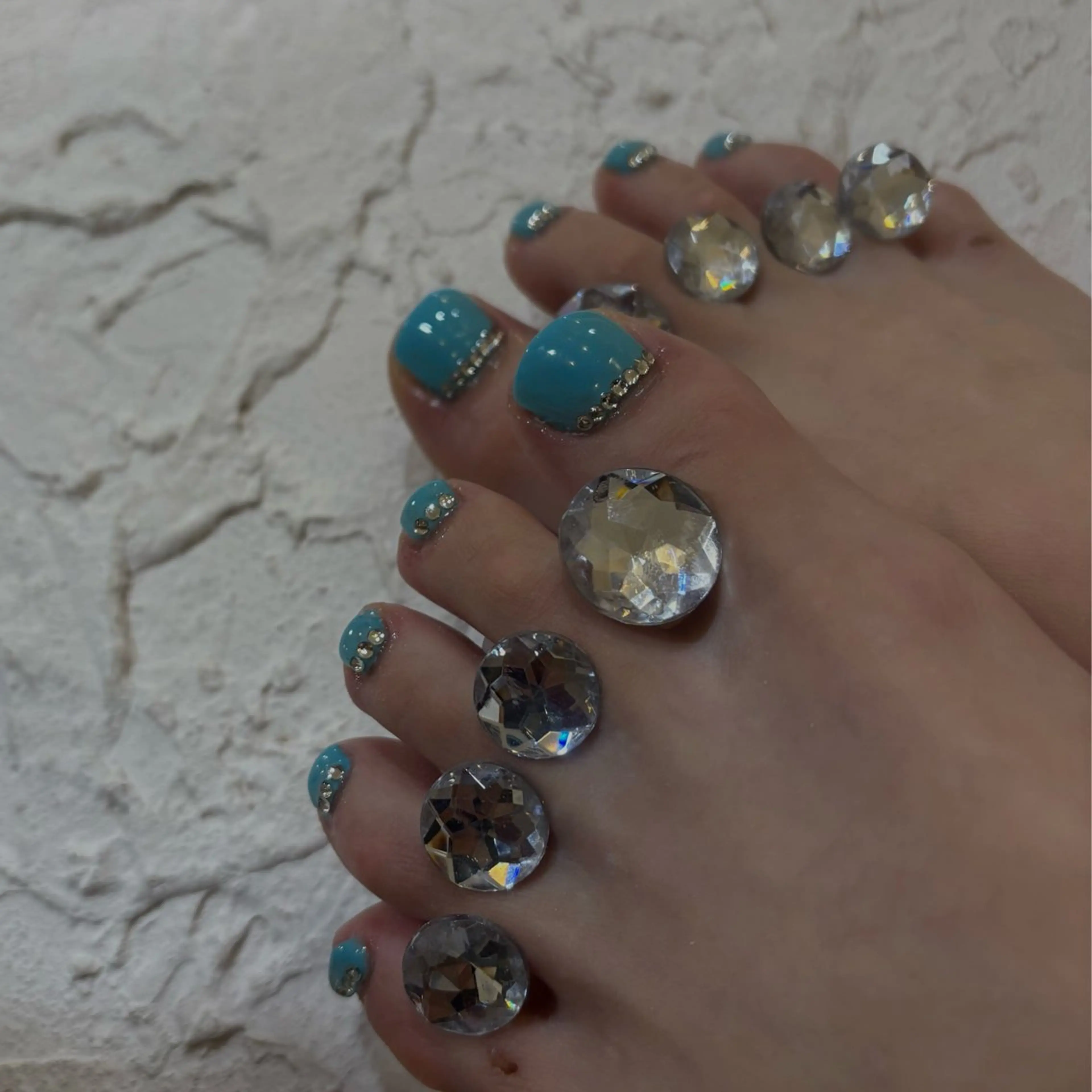 ネイル クリアネイル 長さ出し フットネイル 韓国ネイル ニュアンスネイル vante_aimi .パラジェル取扱店のネイルデザイン