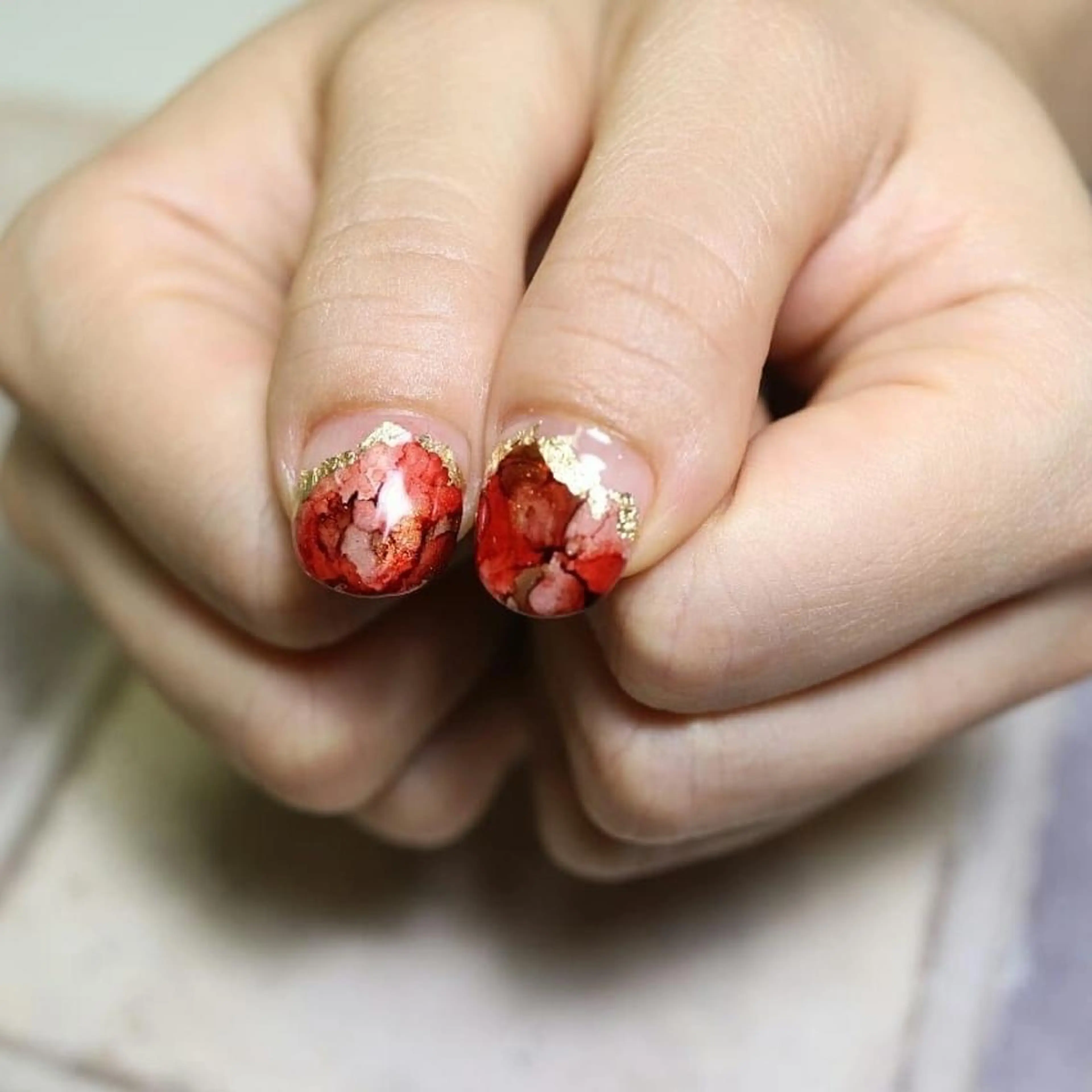 ネイル アートネイル ブラウン esplendor  エスプレンドル所属・esplendor  エスプレンドルのネイルデザイン