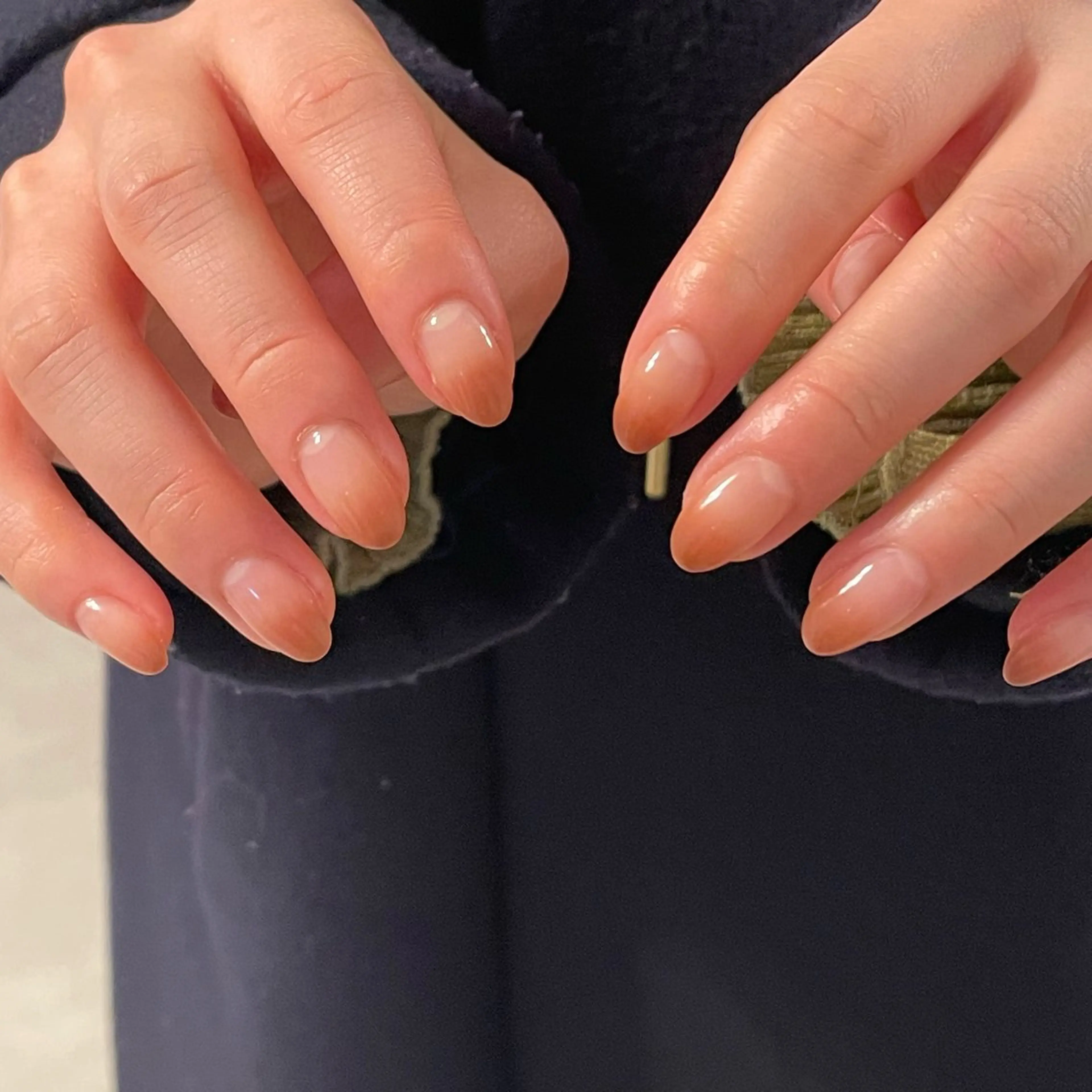 ネイル クリアネイル グラデーション filonnail harunaのネイルデザイン