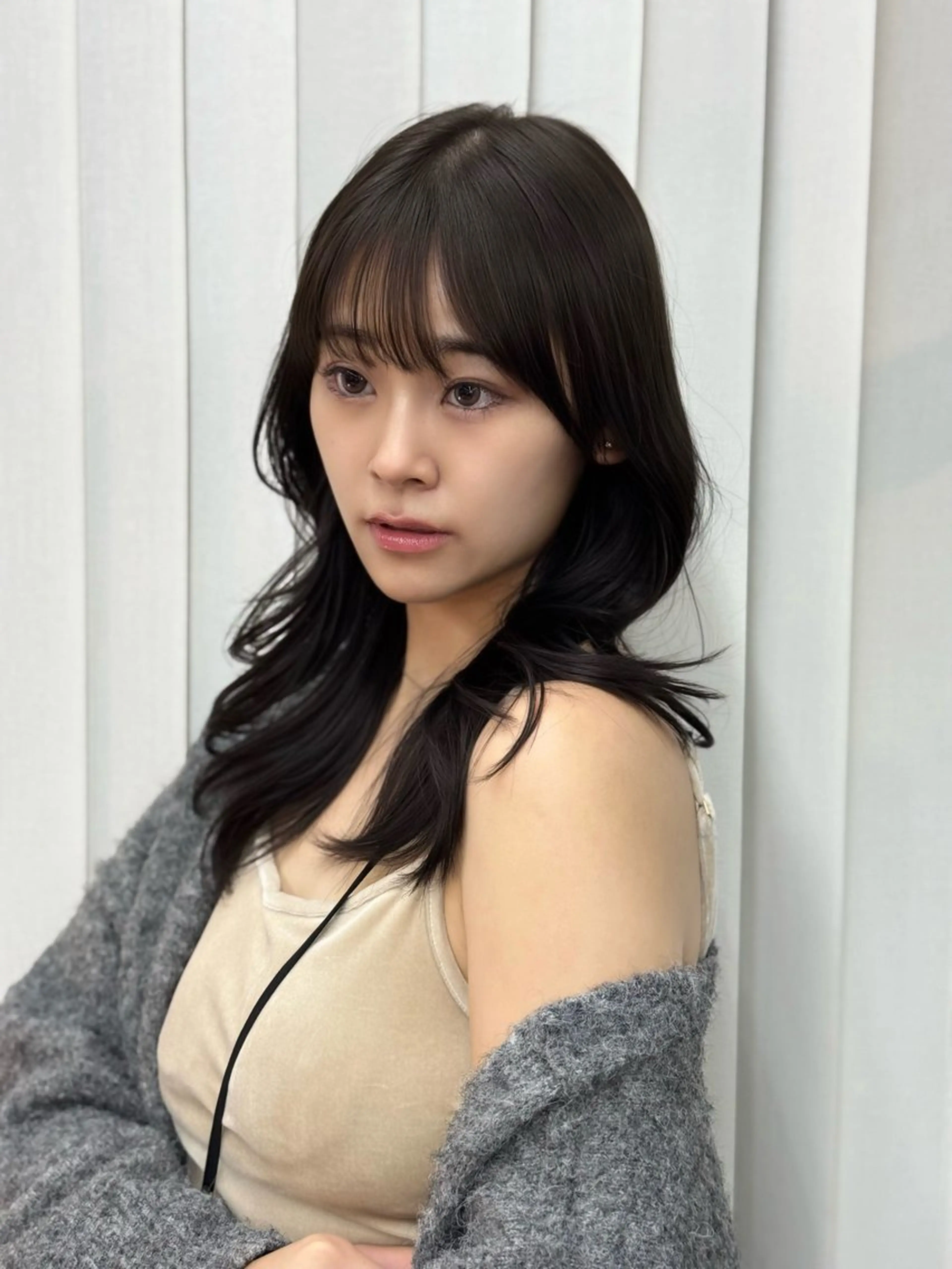 セミロング カラー SOYON 名駅2号店所属・髪質改善カラー🦋 レイヤー/ナカネのヘアスタイル