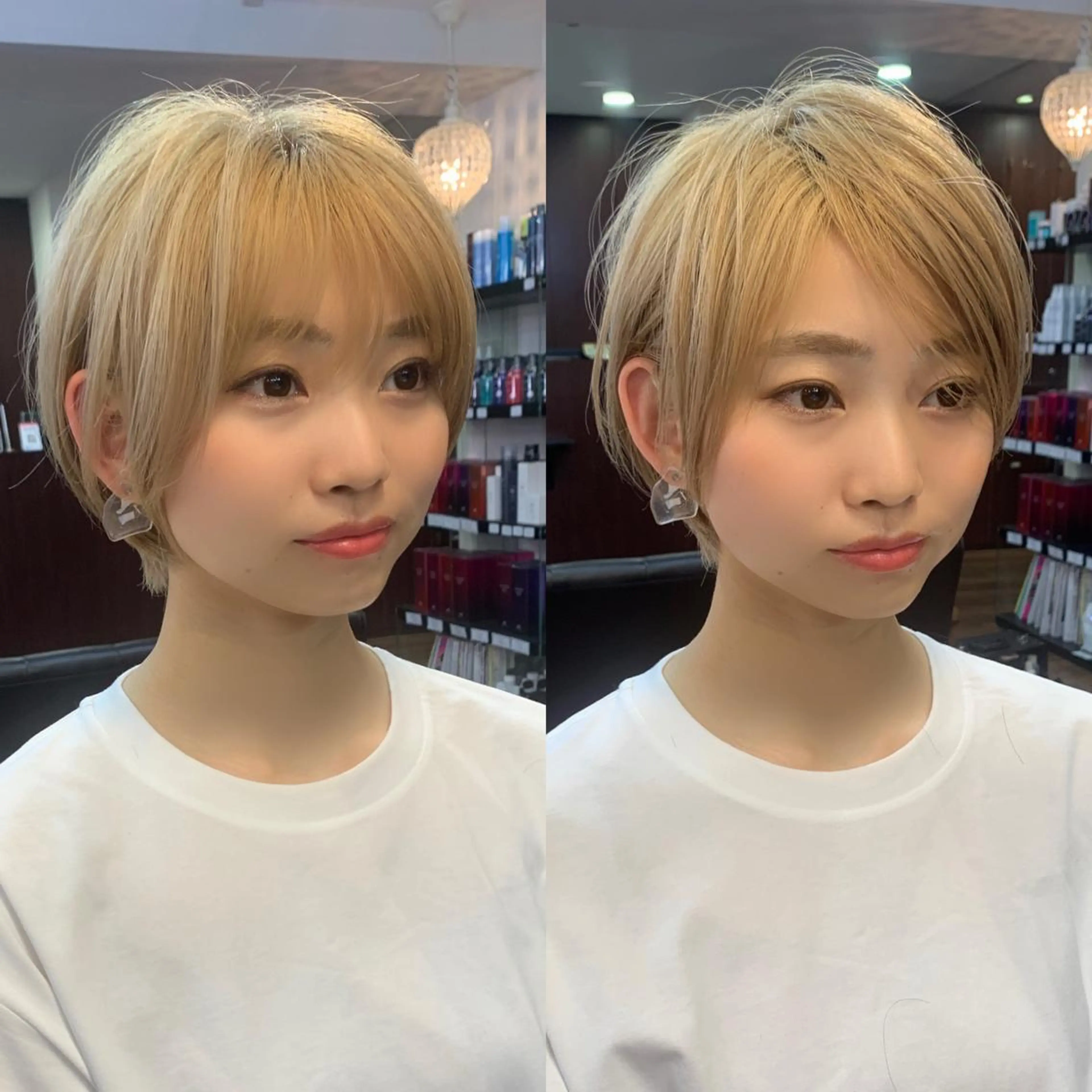 ショート 縮毛矯正/ショート/ レイヤー/畑中正敏のヘアスタイル