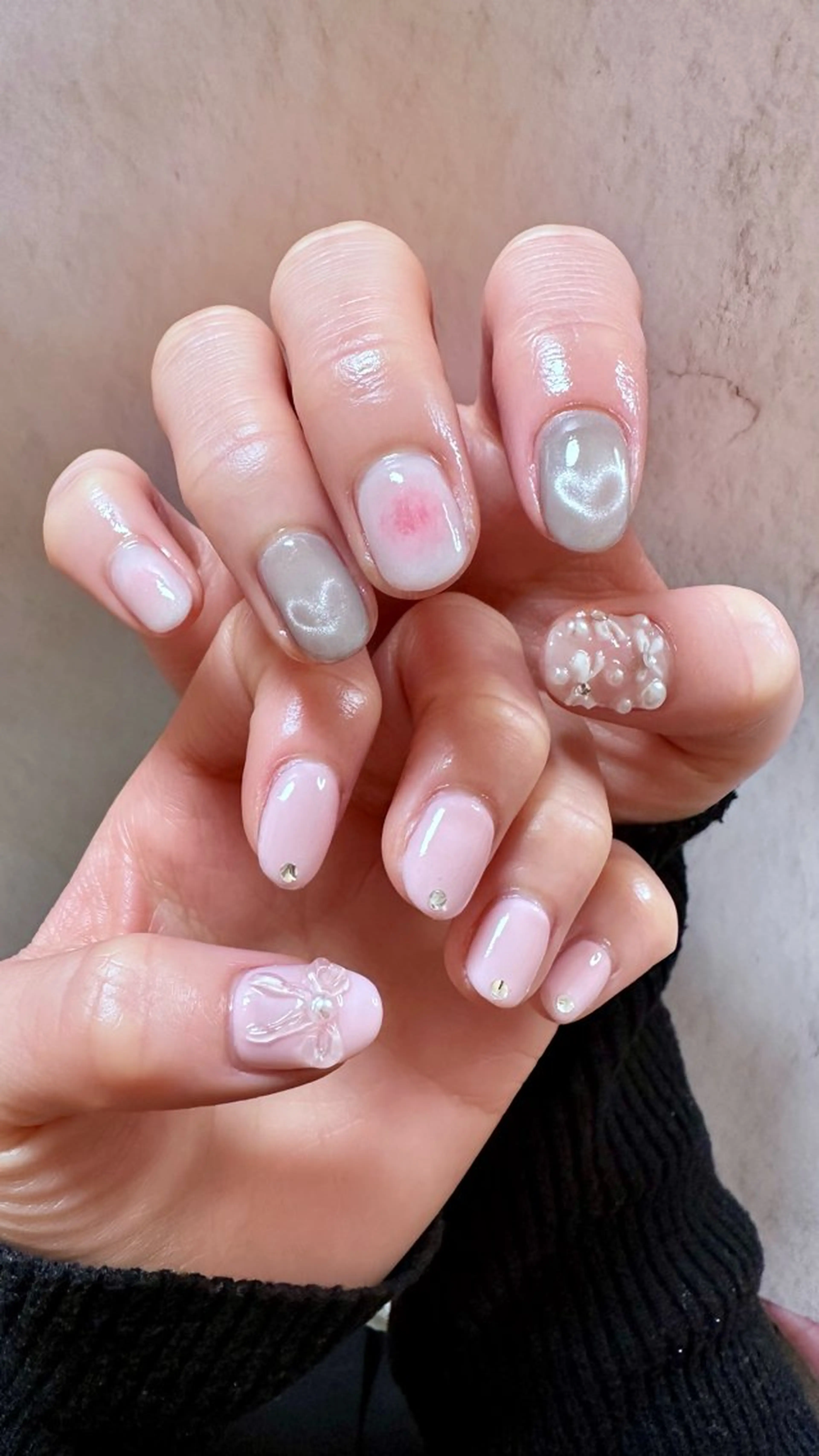 ネイル ニュアンスネイル ハンドネイル ハンドケア Atelier Ariのネイルデザイン